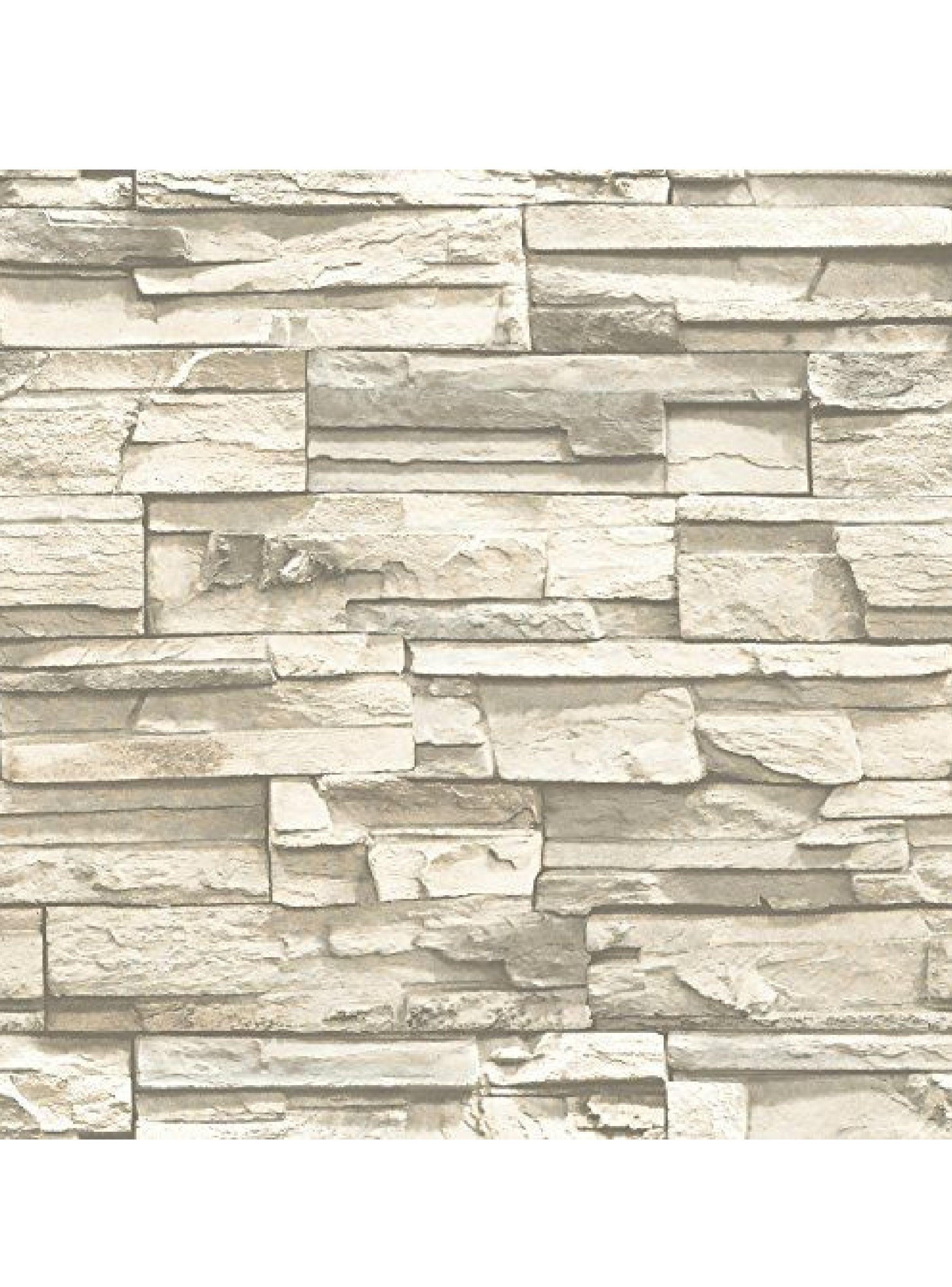 Roommates PVC Autoadhesivo Natural Stacked Stone (B6730983)-1