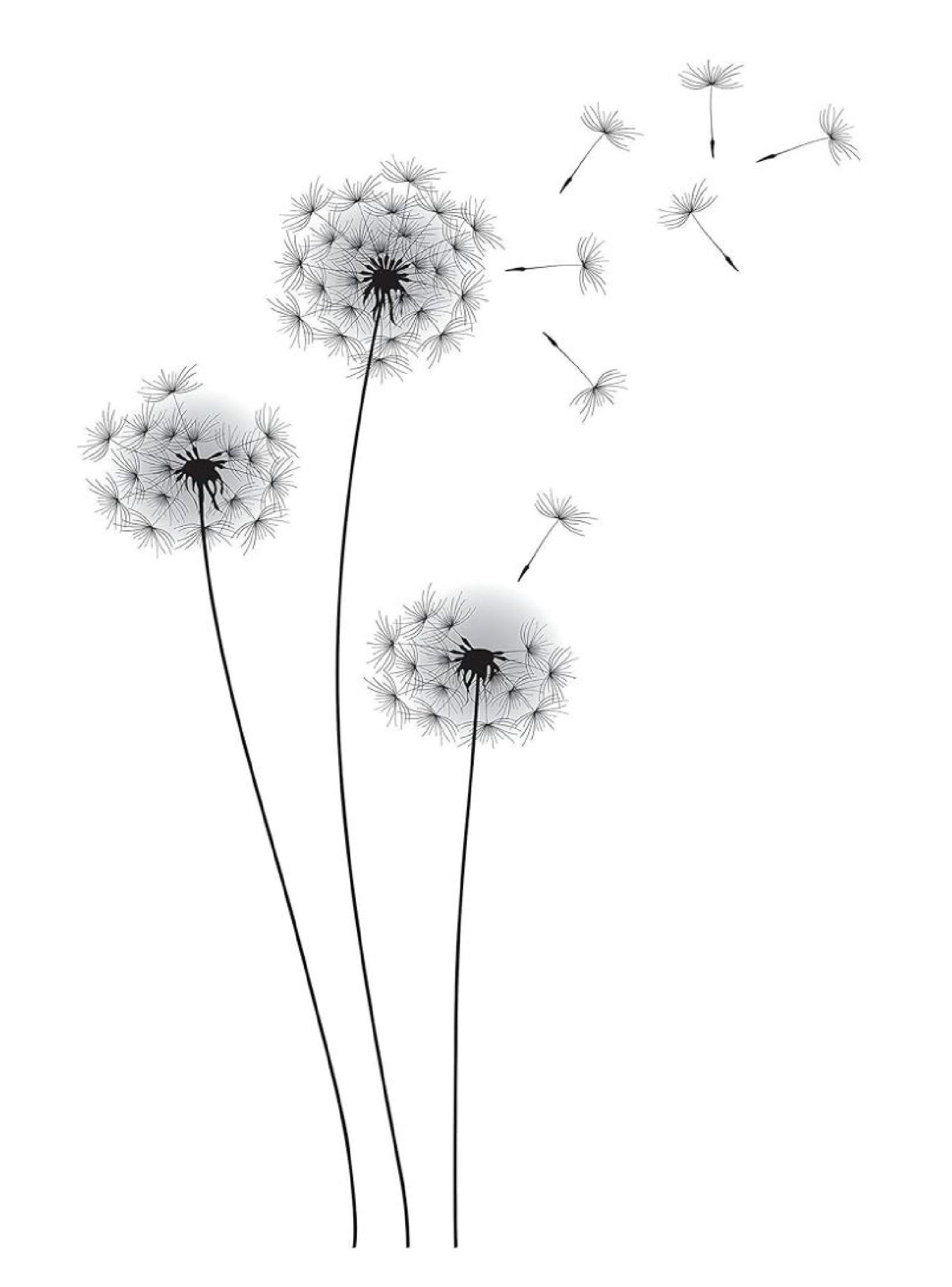 Roommates Stickers Whimsical Dandelion Giant (B6736490)-1