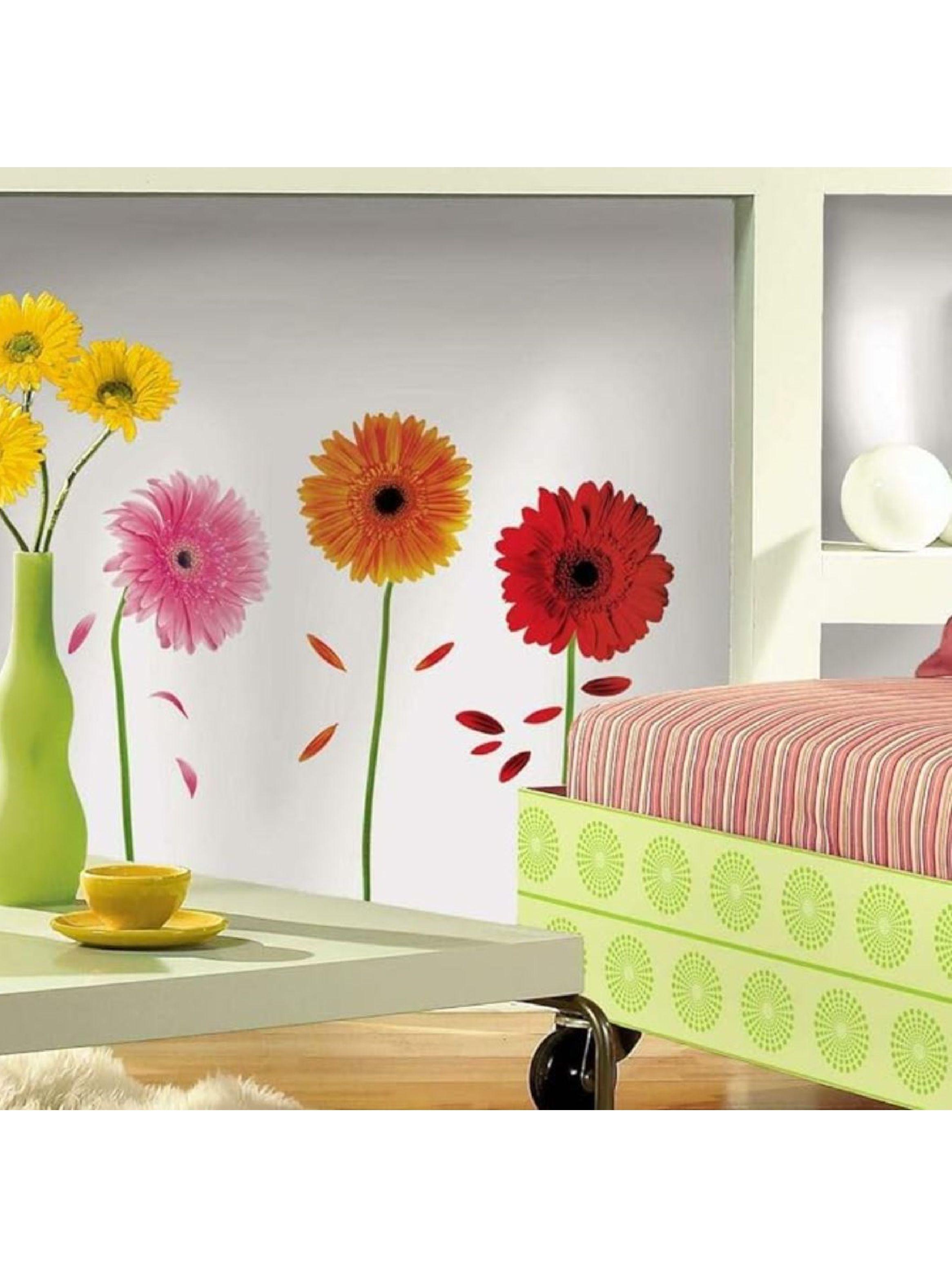 Roommates Stickers Small Gerber Daisies (B6767221)-2