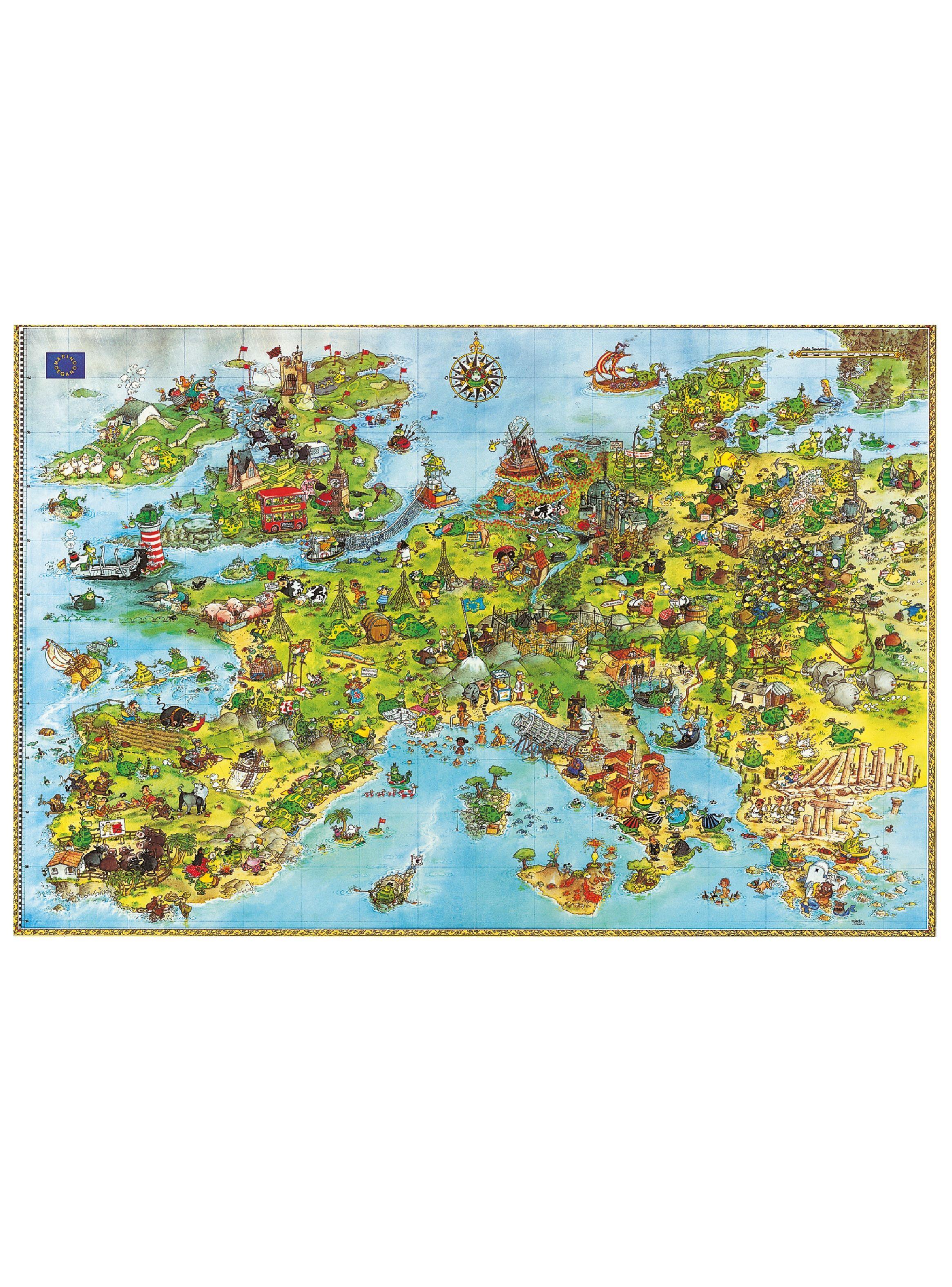 Heye Puzzle 4000 p. United Dragons Genial (06708854)-1