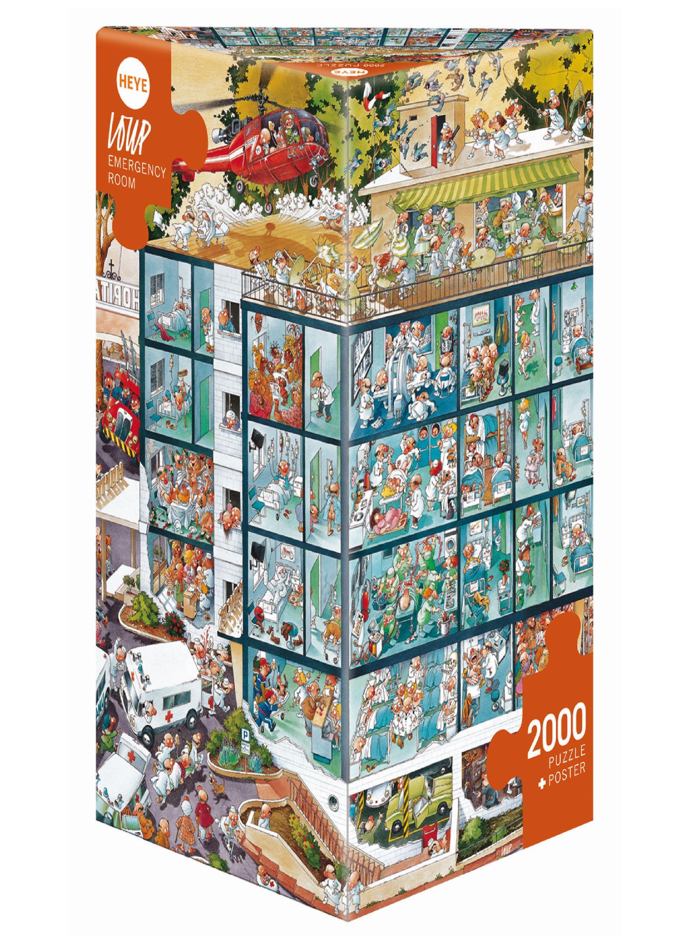 Heye Puzzle 2000 p. Emergency Room Genial (06625784)-0