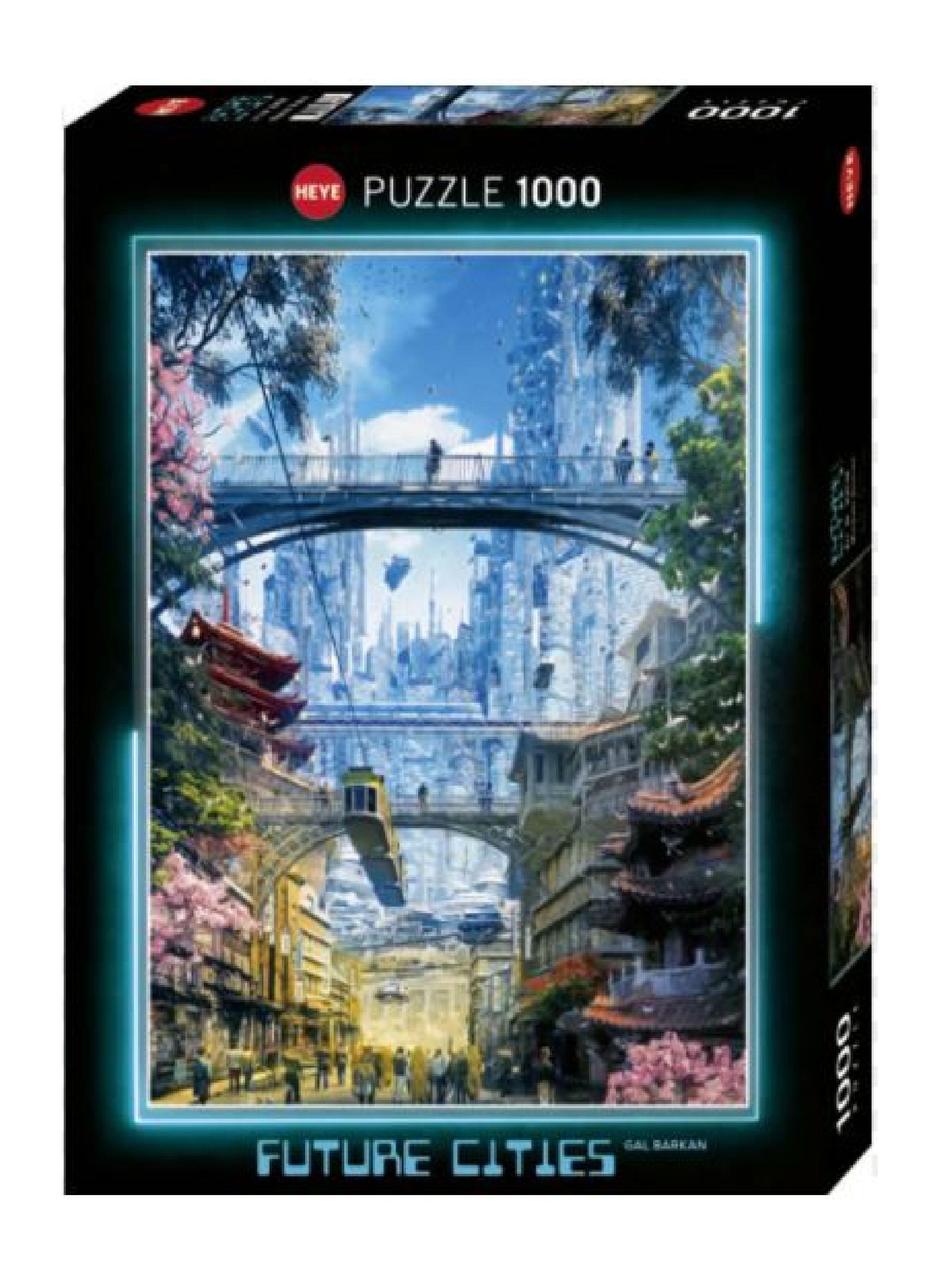 Heye Puzzle 1000 p. Markets District Future Cities Genial (06430038)-0