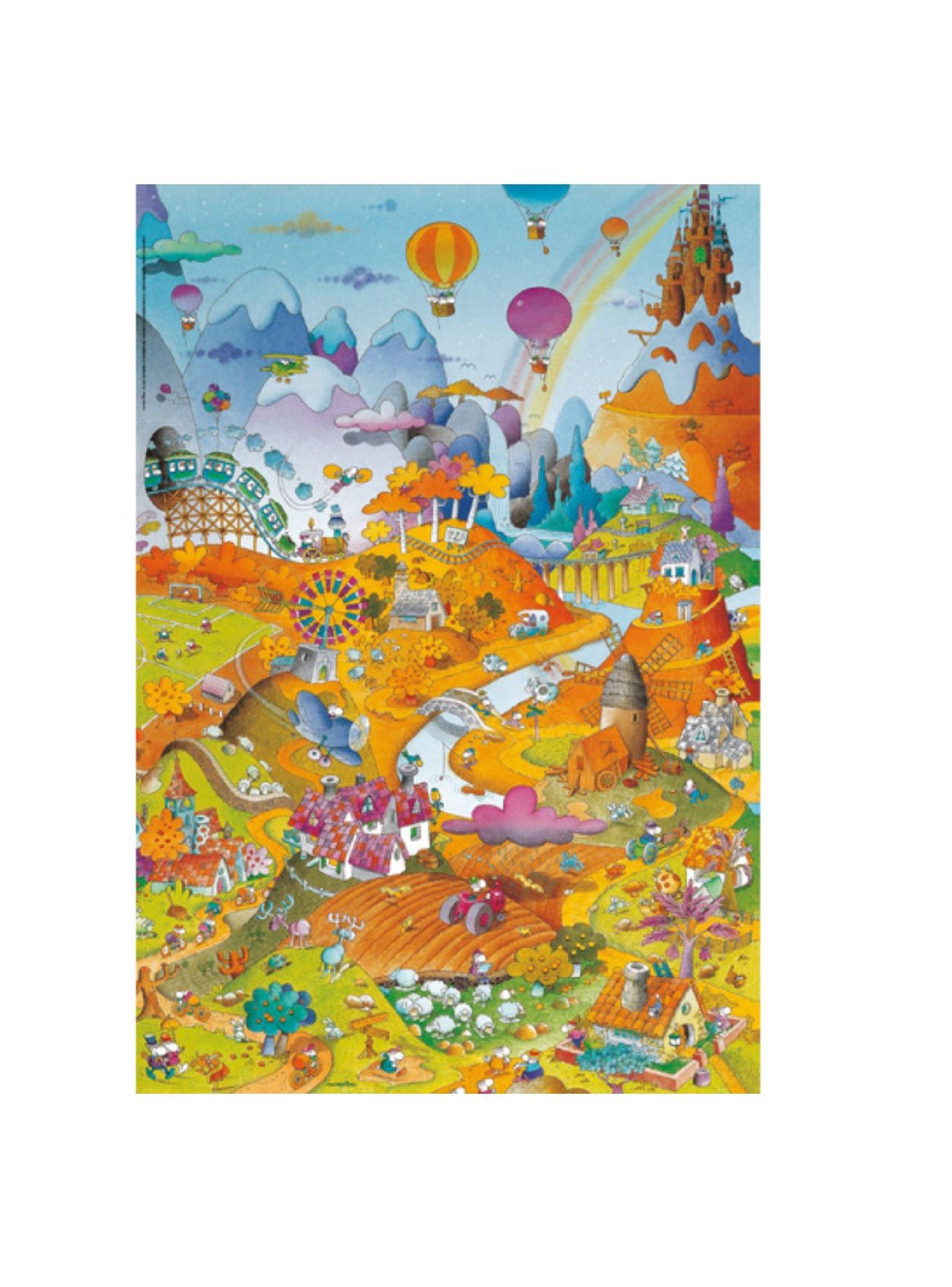 Heye Puzzle de 1000 piezas The Field Mordillo Genial (06429986)-1
