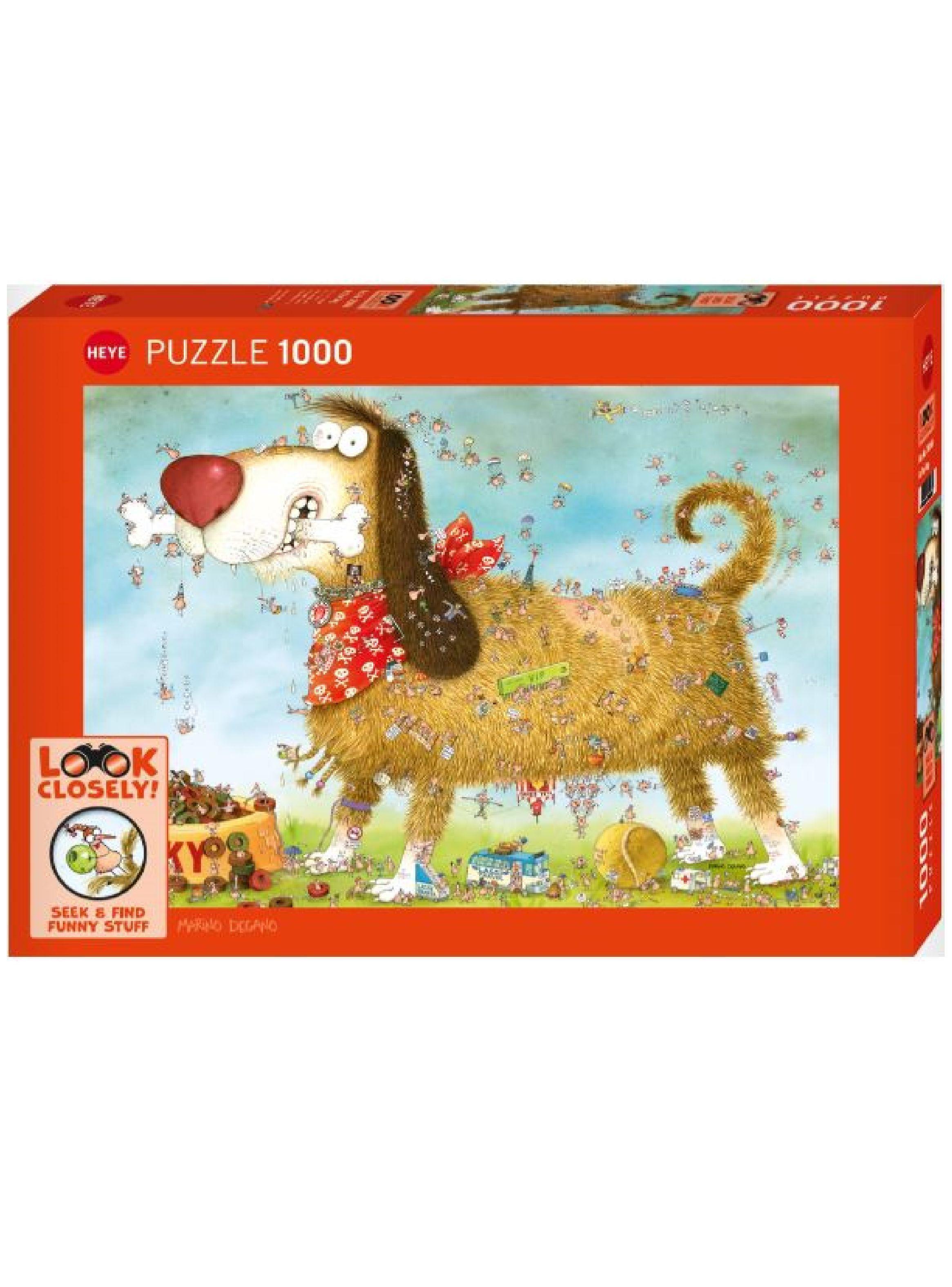 Heye Puzzle 1000 p. At the Dog Genial (06430066)-0