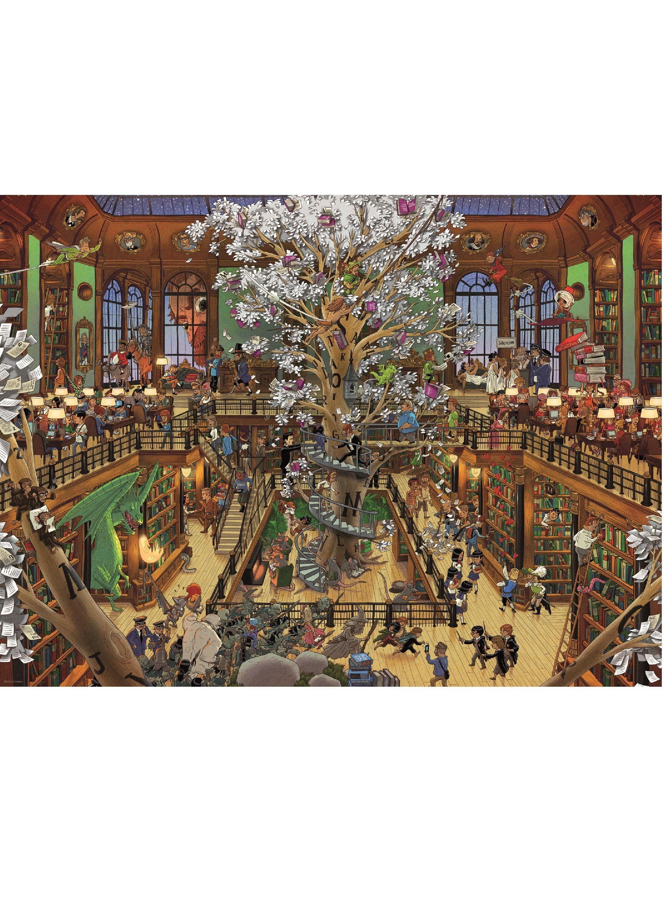 Heye Puzzle 1500 p. Library Oesterle Genial (06529840)-1