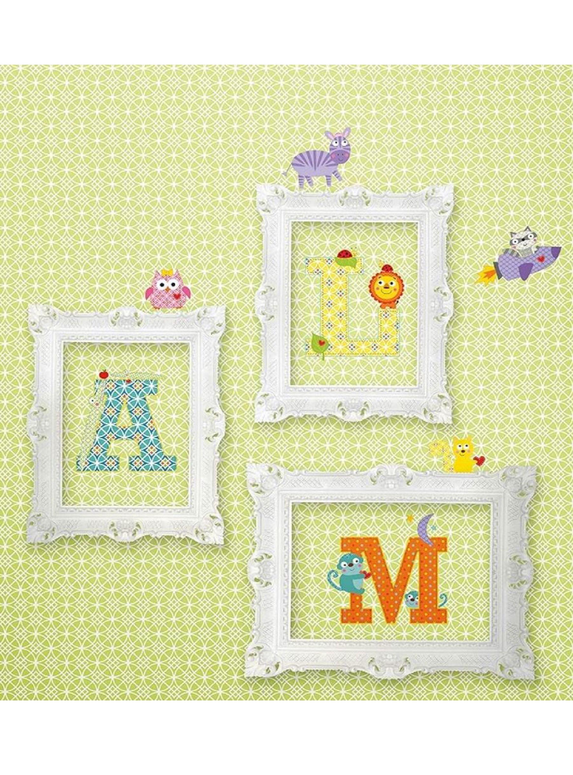 Roommates Stickers Dena Designs Animal Alphabet (B6752462)-3