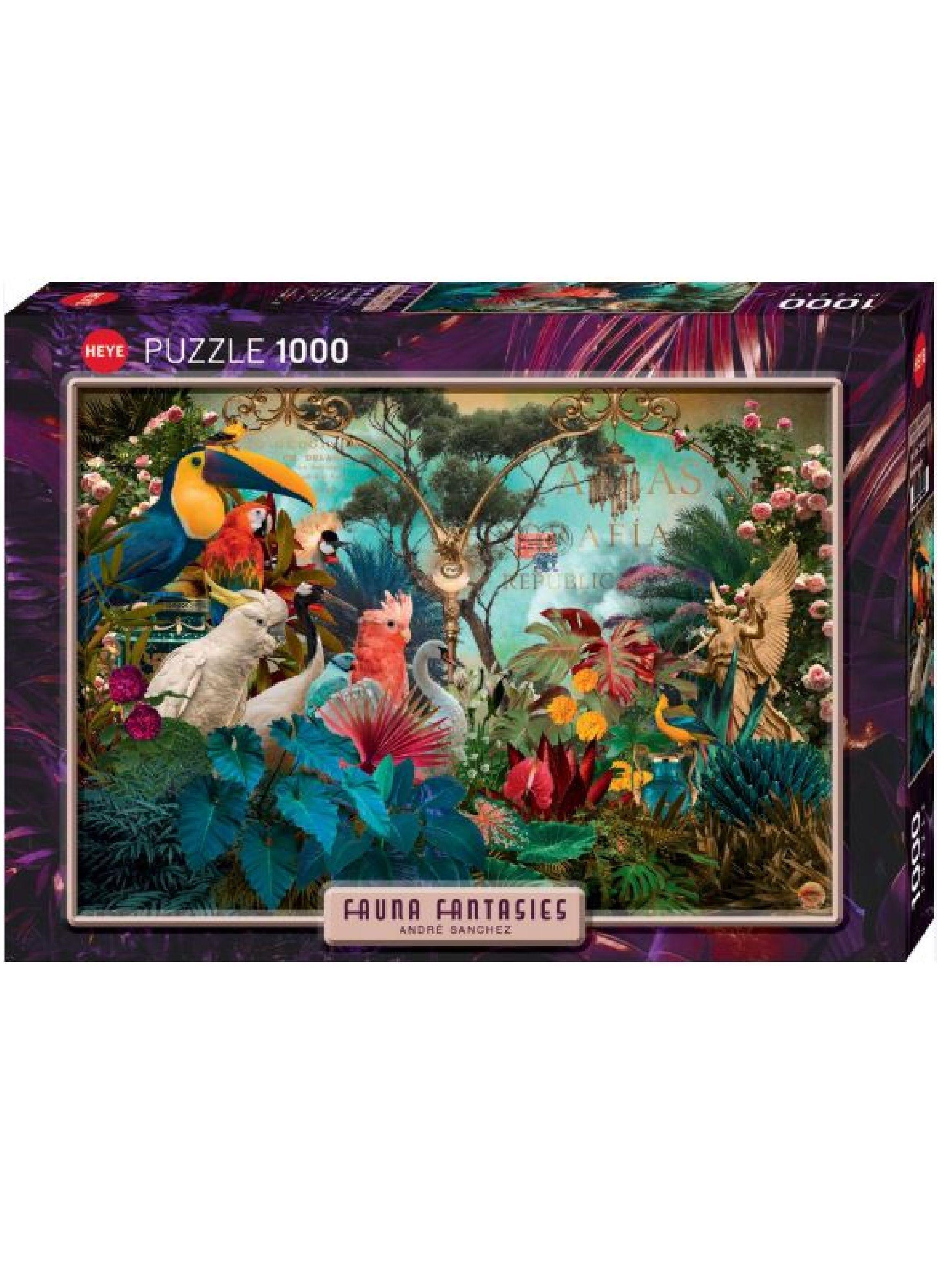 Heye Puzzle 1000 p. Birddiversity Fauna Fantasies Genial (06430032)-0