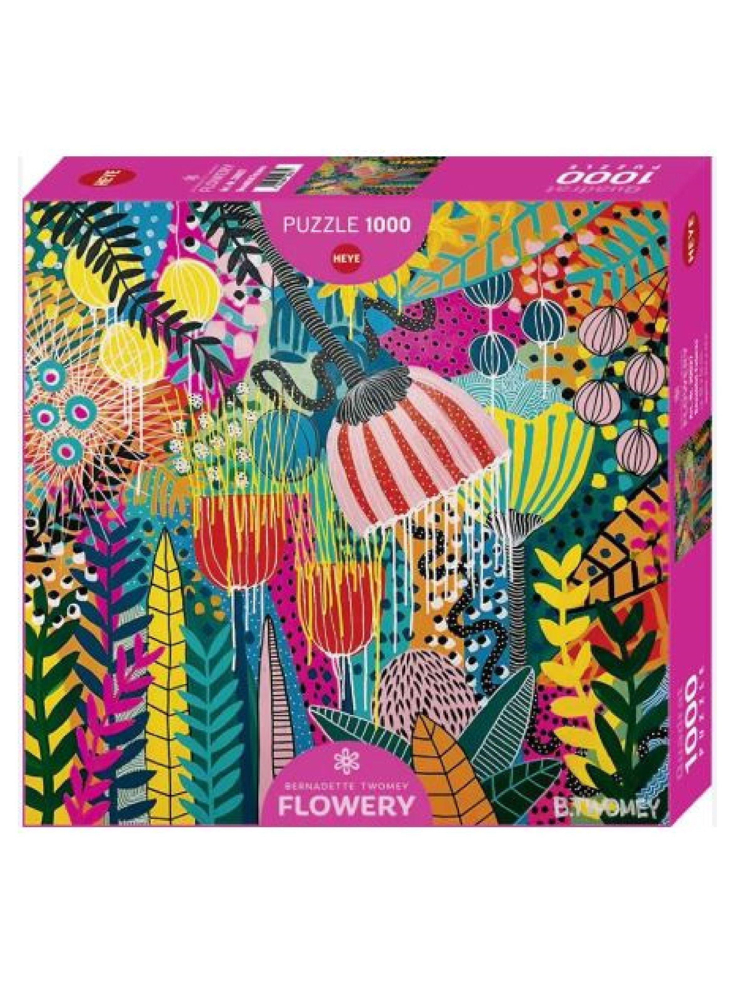 Heye Puzzle 1000 p. Beautiful Futures Flowery Genial (06430037)-0