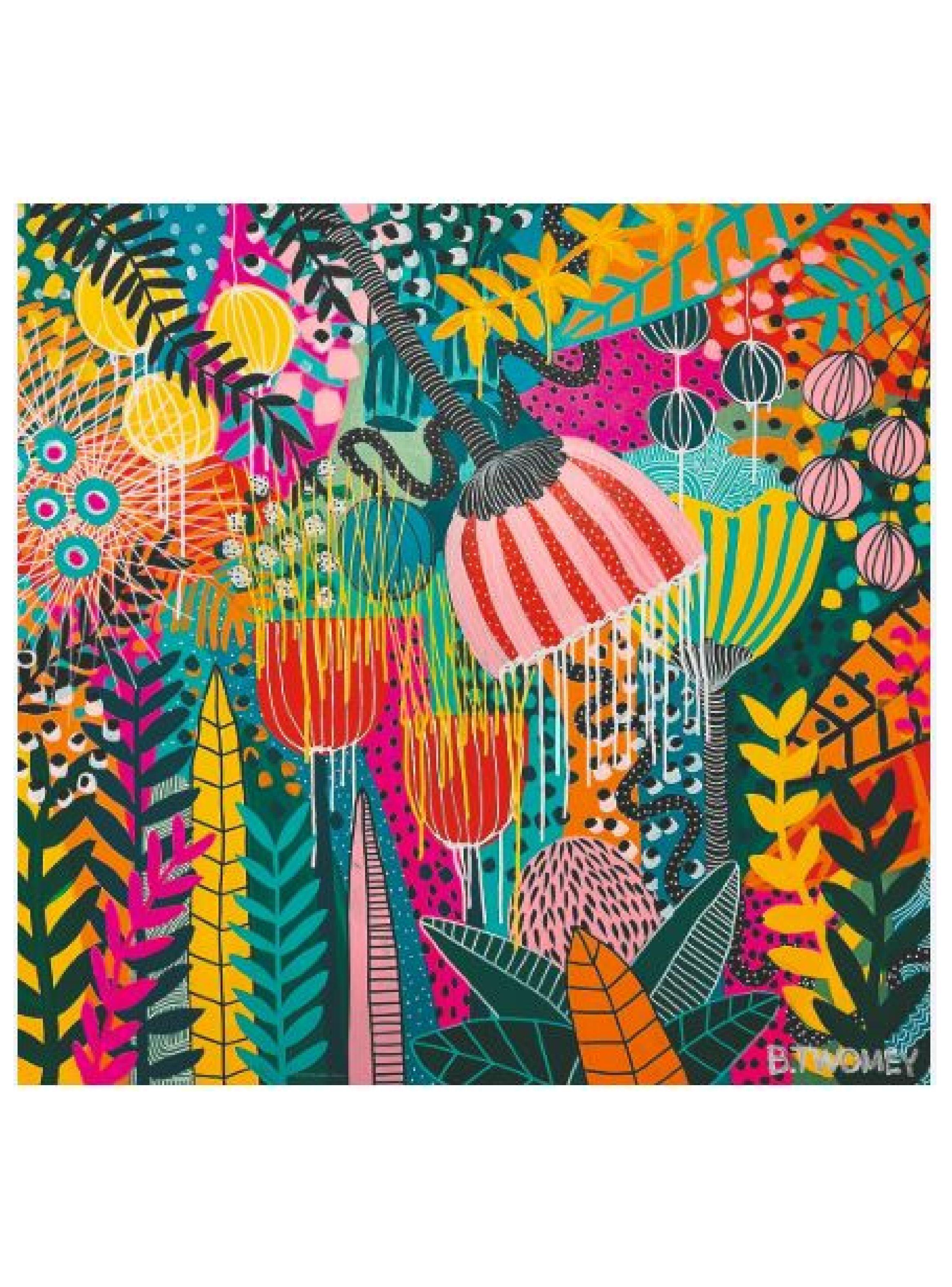 Heye Puzzle 1000 p. Beautiful Futures Flowery Genial (06430037)-1