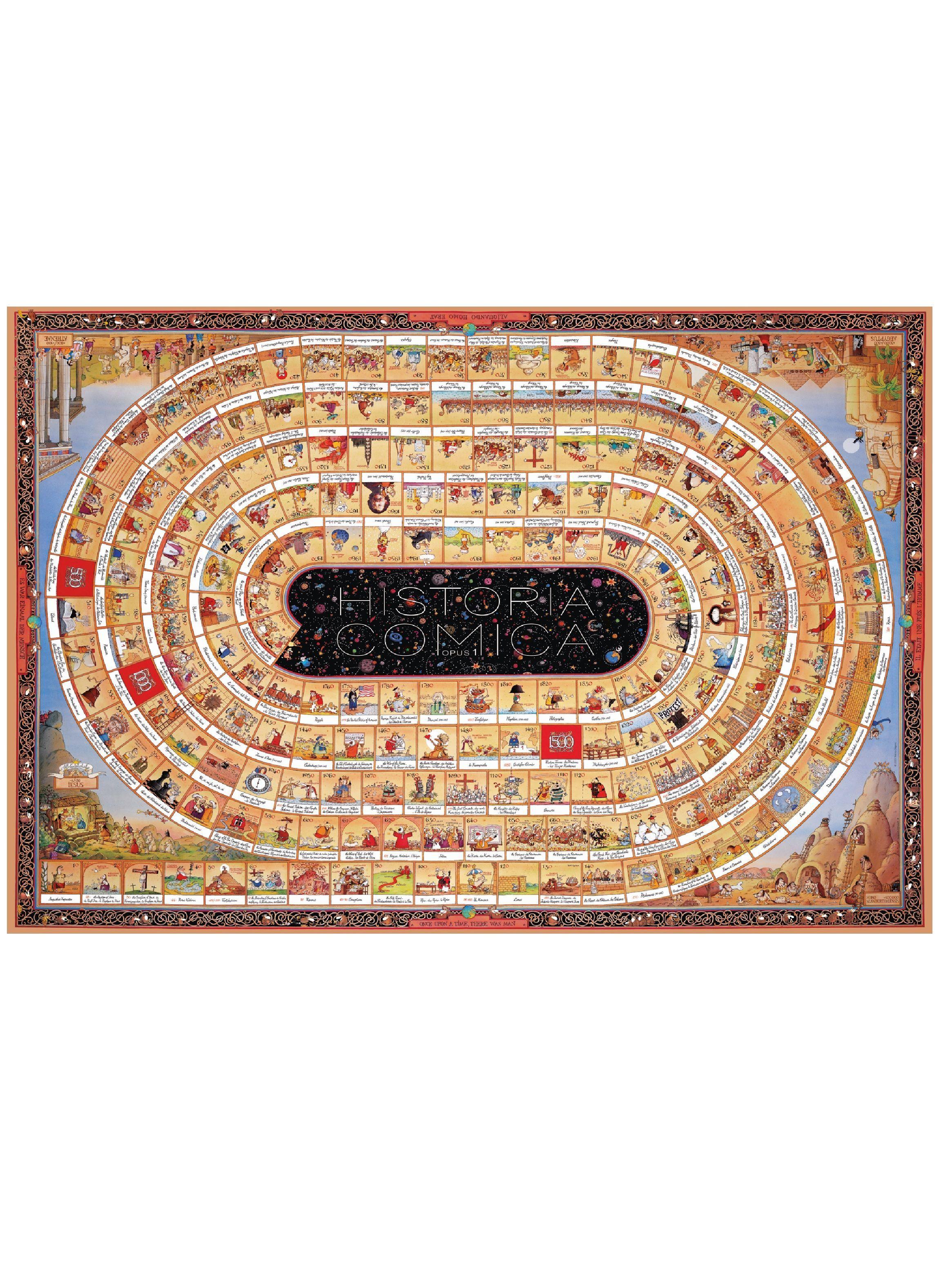 Heye Puzzle 4000 p. Historia Cómica Opus 1 Genial (06729341)-1