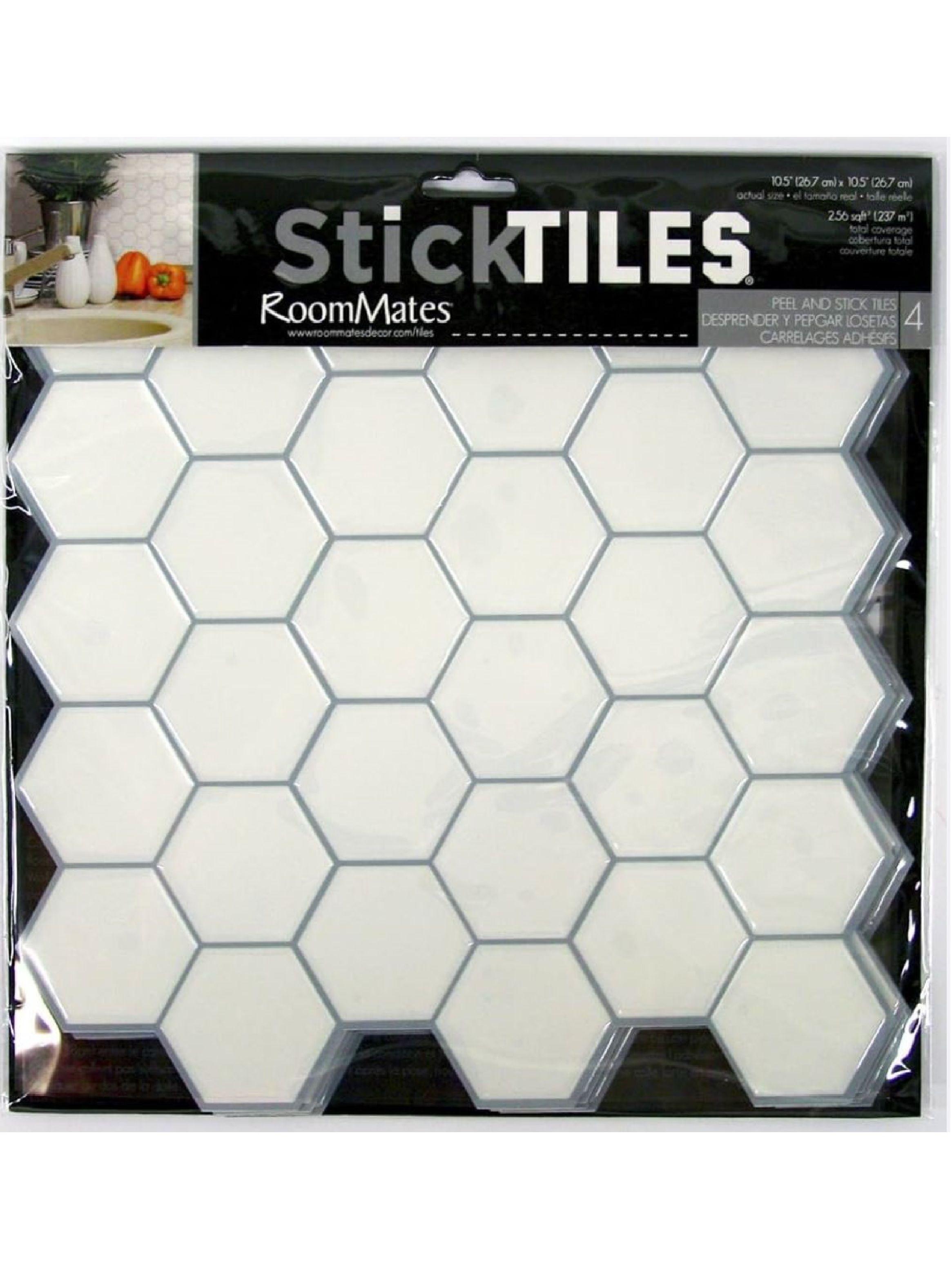 Roommates Stickers StickTiles Pearl Hexagon (B6705478)-0