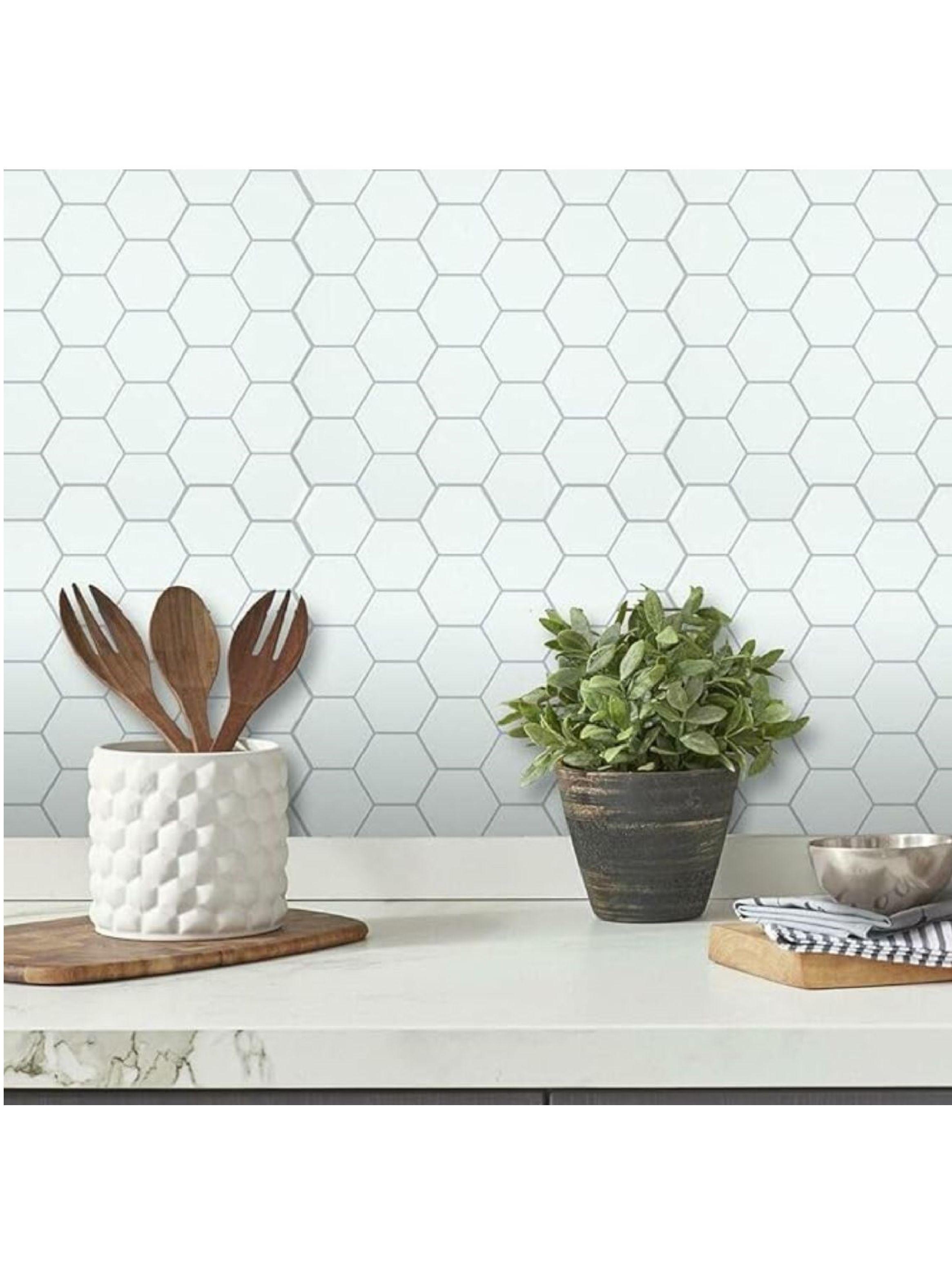 Roommates Stickers StickTiles Pearl Hexagon (B6705478)-1
