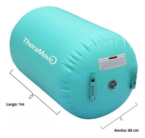 Air Track Roller 1*60cm + Kit Reparación Deporte Celeste - C Celeste-4