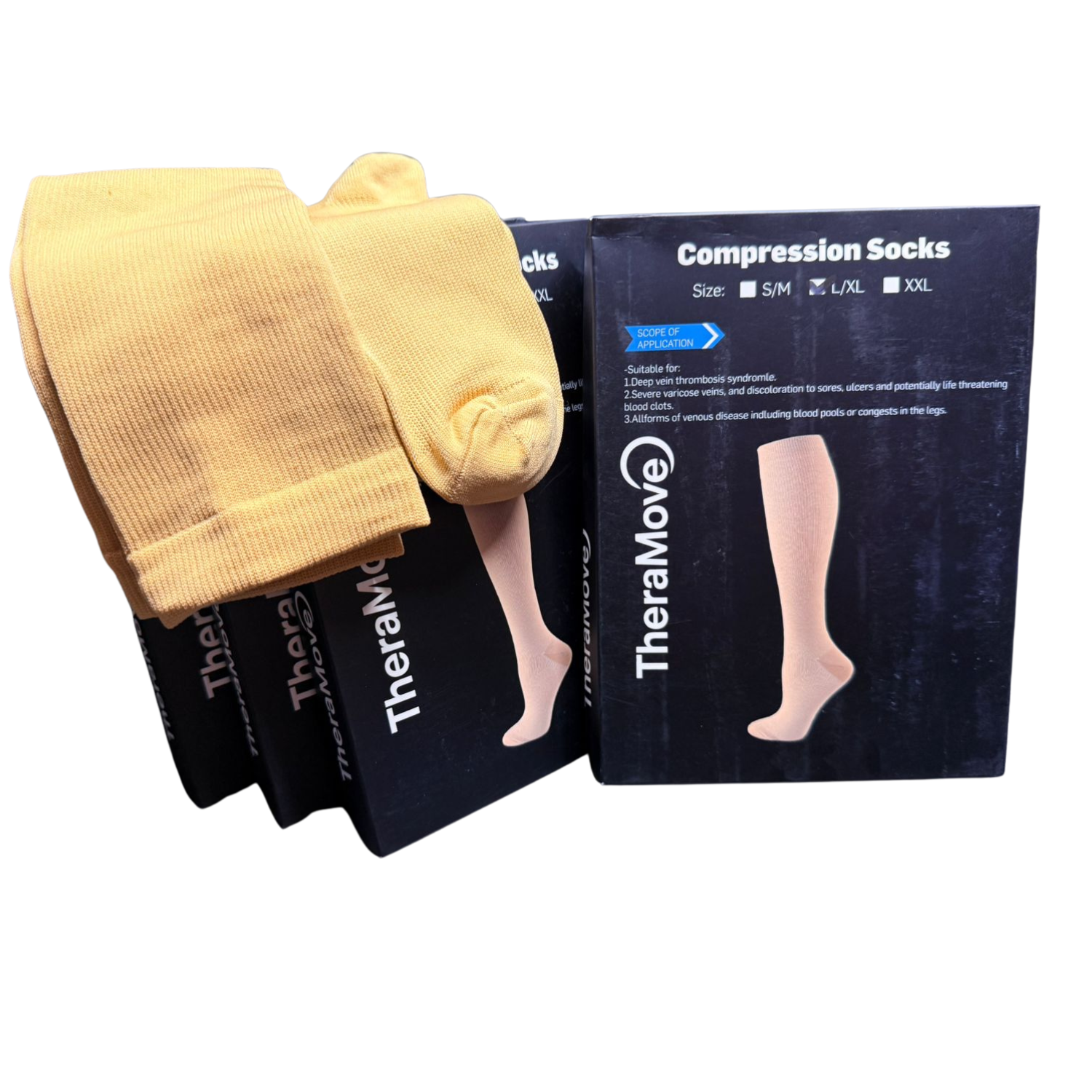 Medias Compresion 15 20 Mmhg Medicas Deportivas Beige S M-3