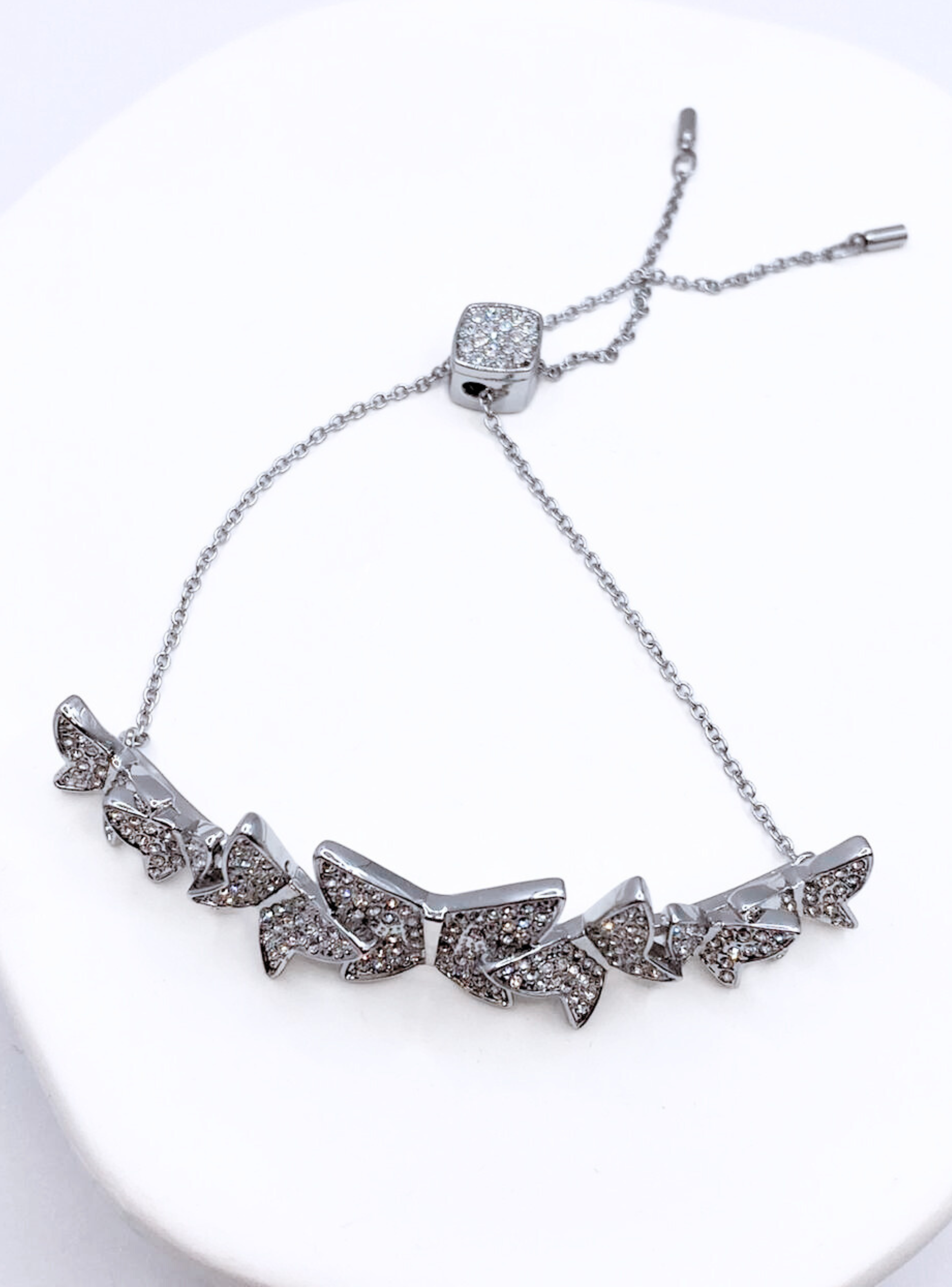 Pulsera Brazalete Mil Mariposa, Circonita Pavé-2