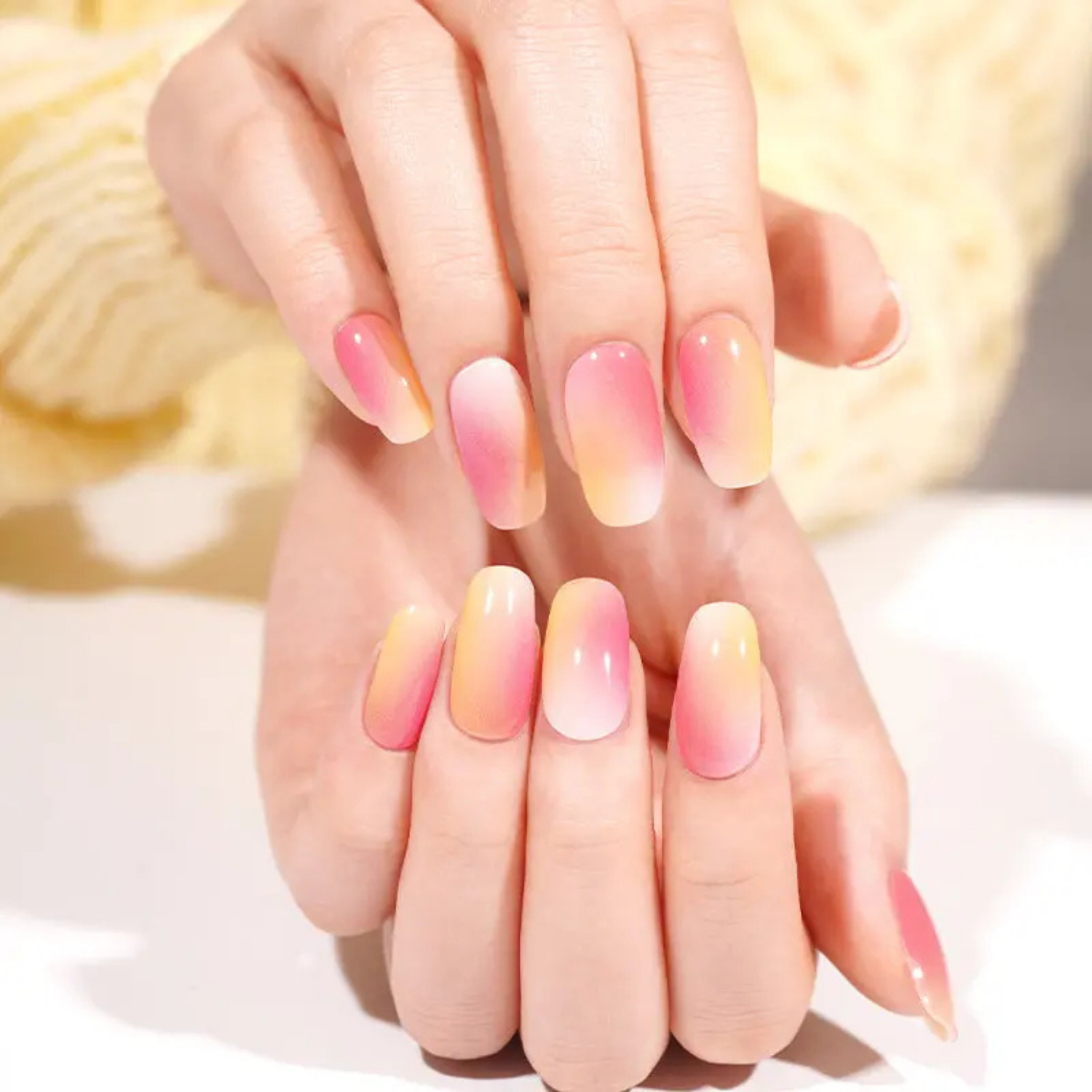 Uñas Gel Semi Curado Manicure - Tropical Cálido -4