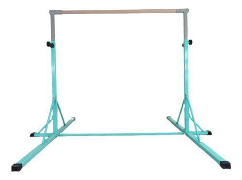 Barra De Gimnasia Niños Celeste Ajustable 90-150cm Celeste-3