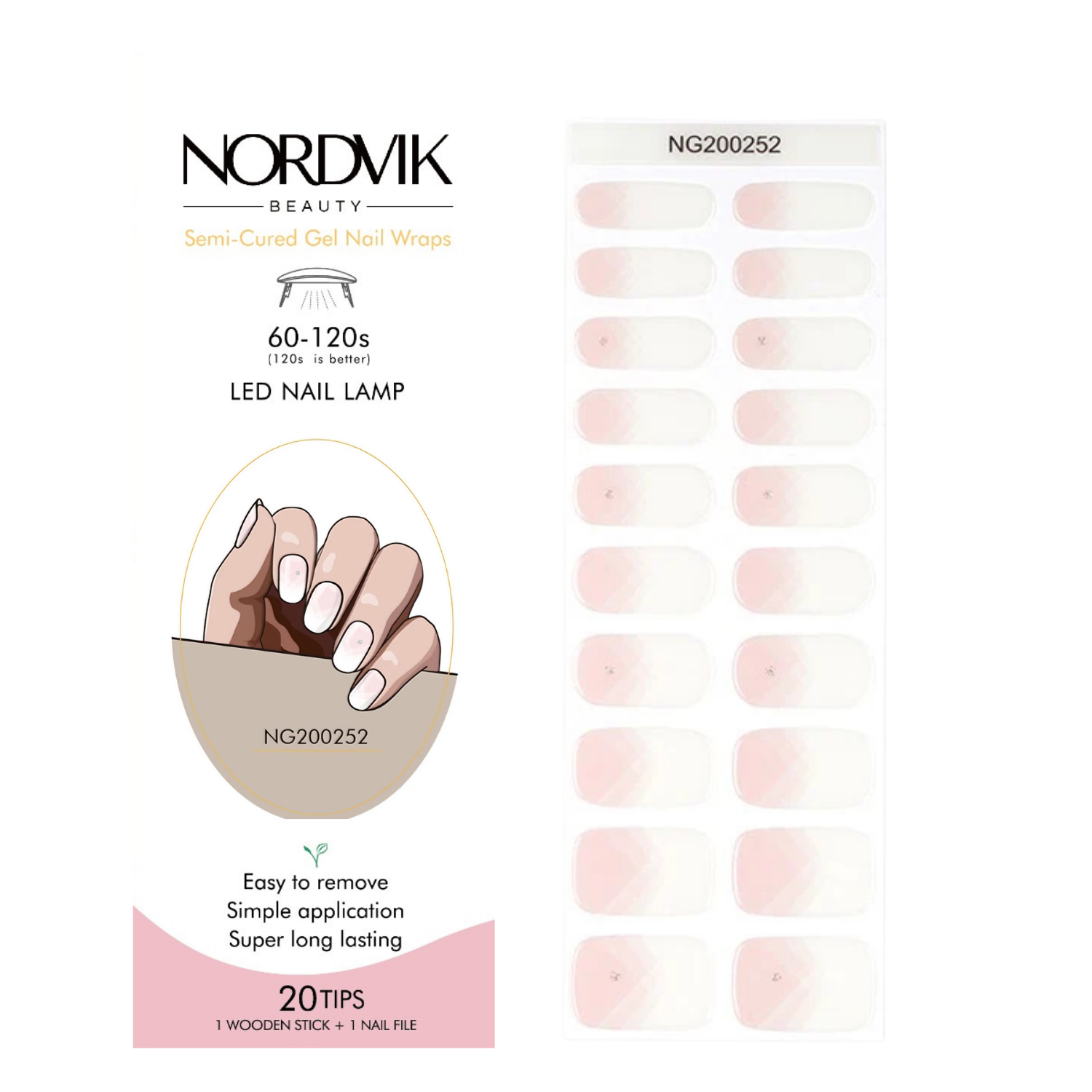 Uñas Gel Semi Curado Manicure - Francesas Modernas -3