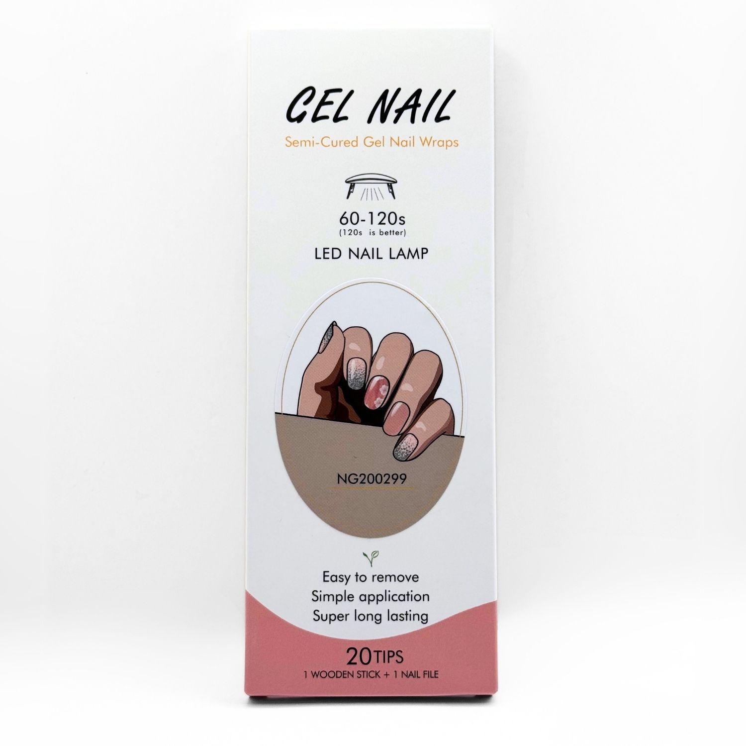 Uñas Gel Semi Curado Manicure - Flores Cherry Blossom-5