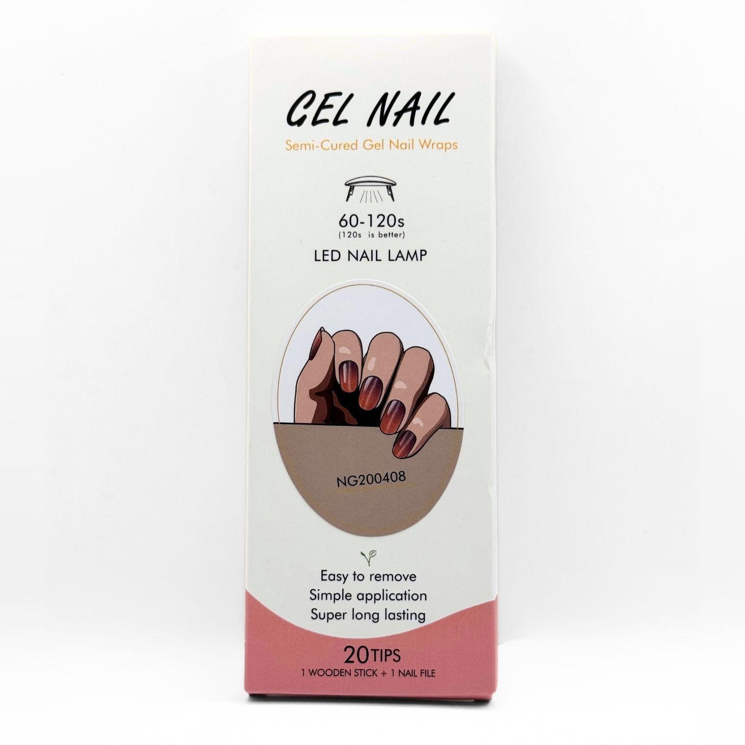 Uñas Gel Semi Curado Manicure - Degradé Sunset-5
