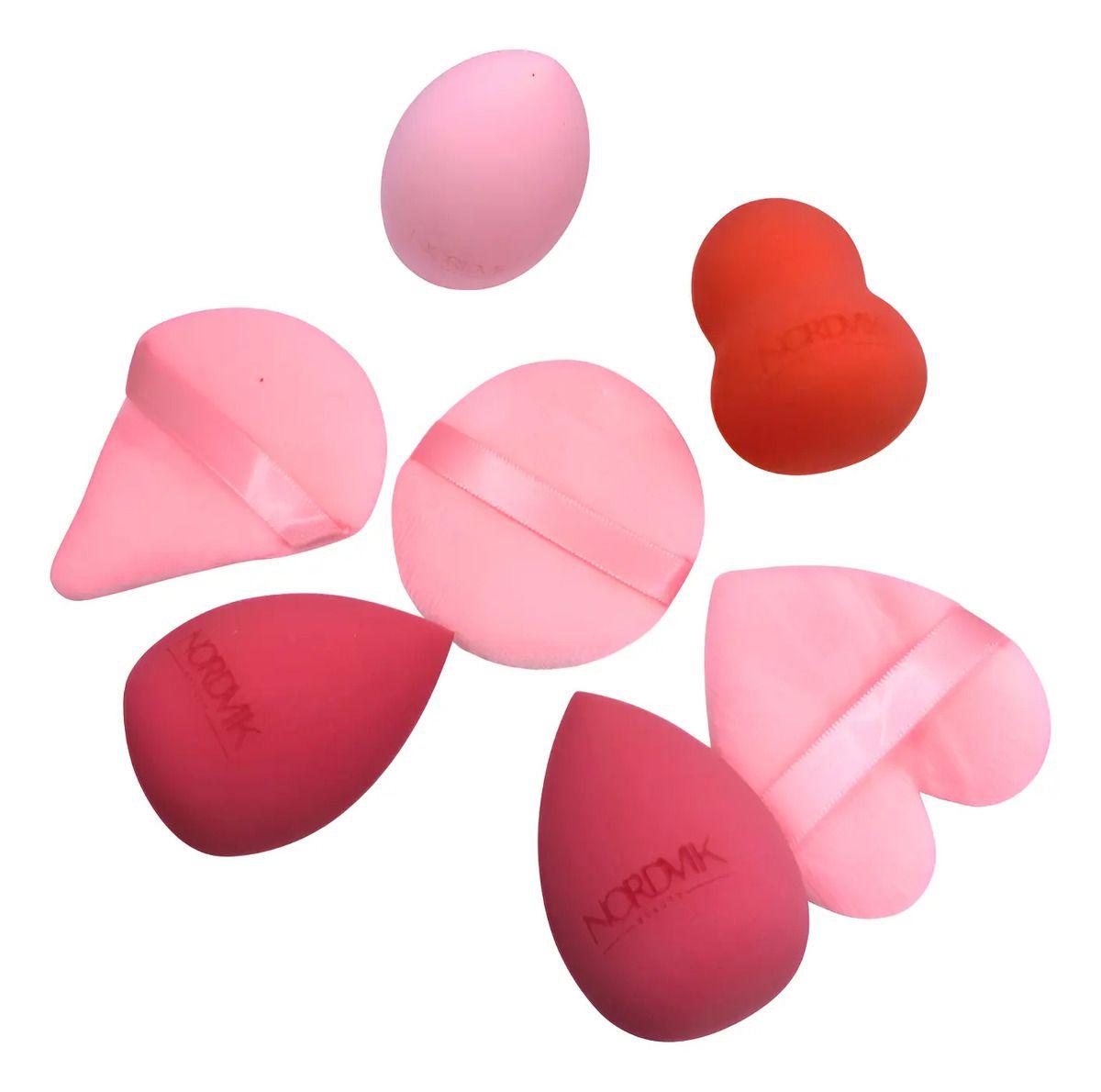 Set Esponjas De Maquillaje Nordvik Beauty Blender Rosa Chicle Mediana-0
