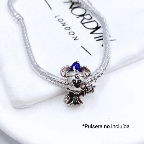 Dije De Pulsera Charm Mickey Fantasía - Silver Plata 925 Plateado-2