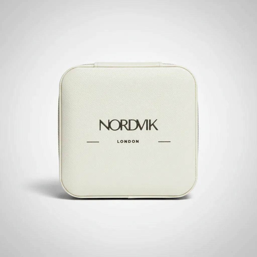 Joyero Estuche Organizador Portátil De Viaje Nordvik London Beige-0
