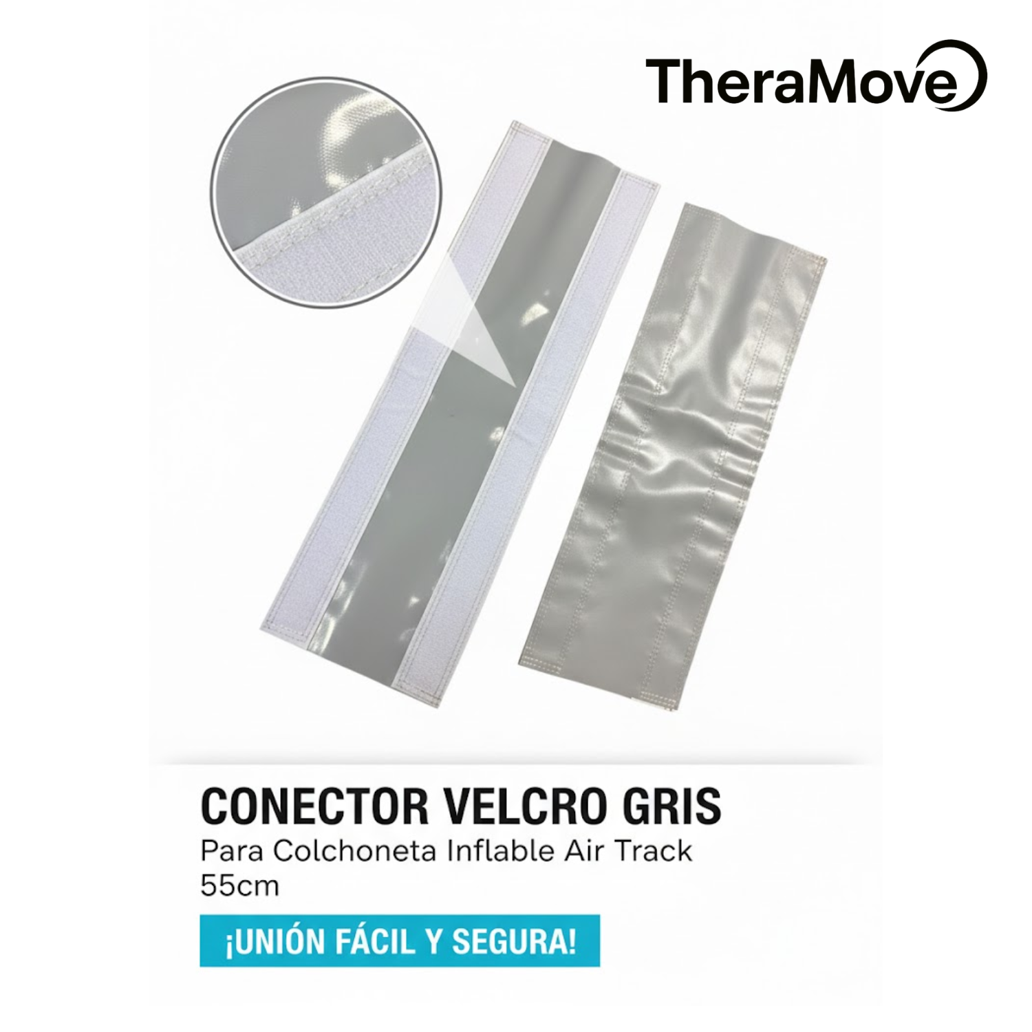 Conector Velcro Air Track 55cm Gris Uni n Colchoneta-3