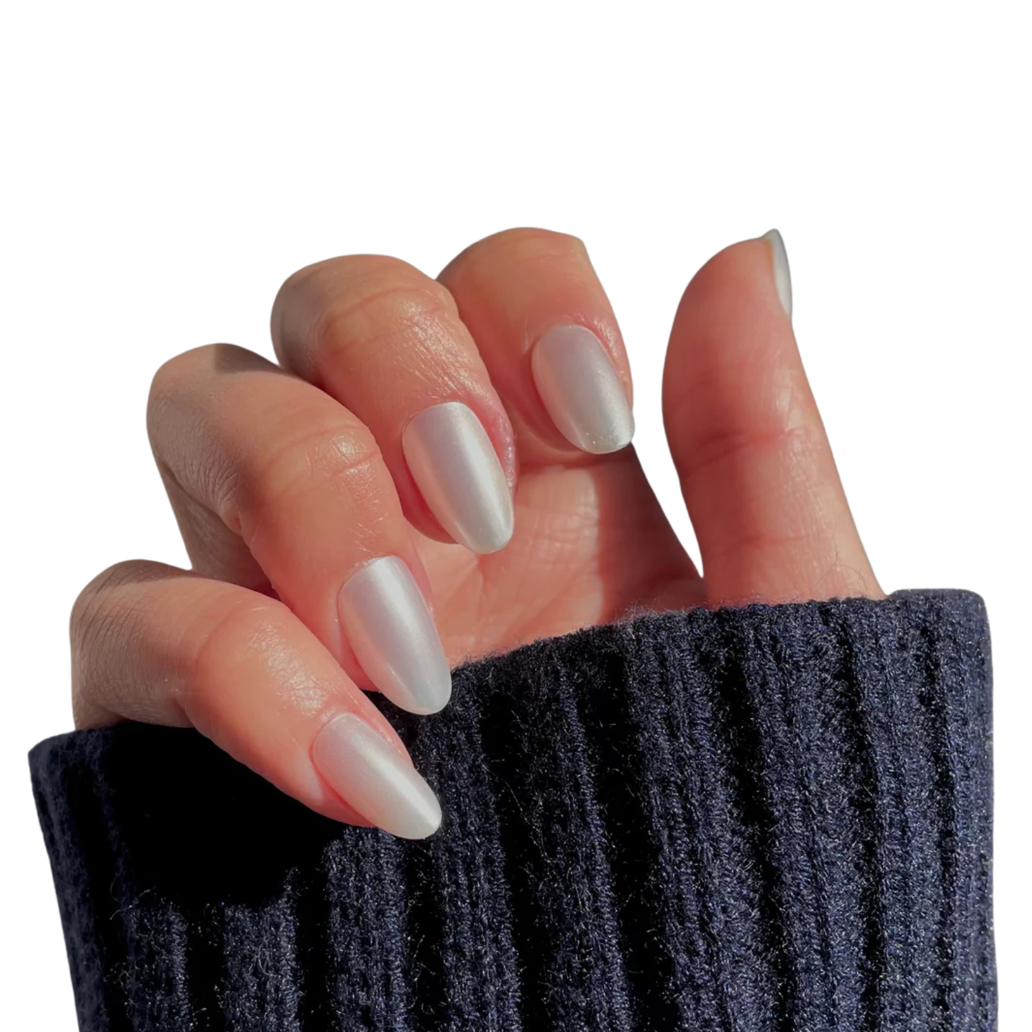 Uñas Gel Semi Curado Manicure - Rosado Claro Perlado-2