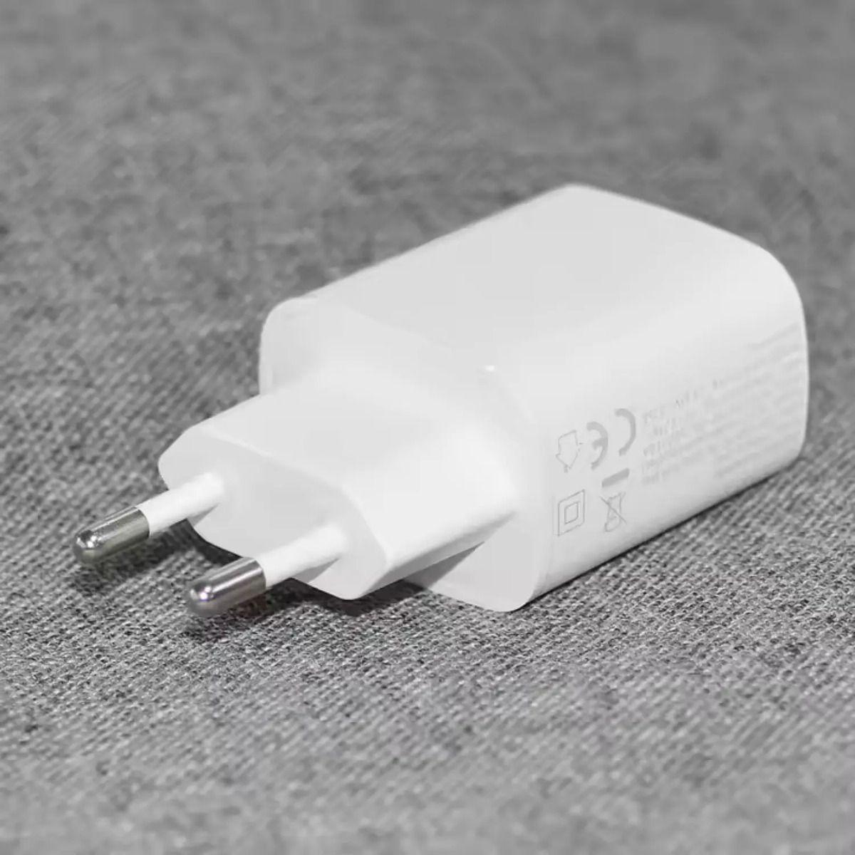 Cargador Rápido Usb-c 20w Compatible iPhone Y Android Blanco-0
