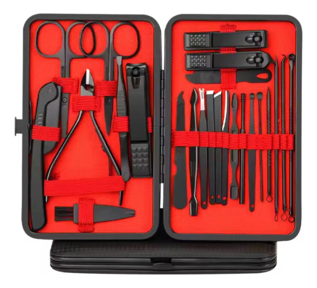 Kit Manicure Pedicure Profesional 10 Piezas Acero Inoxidable-0