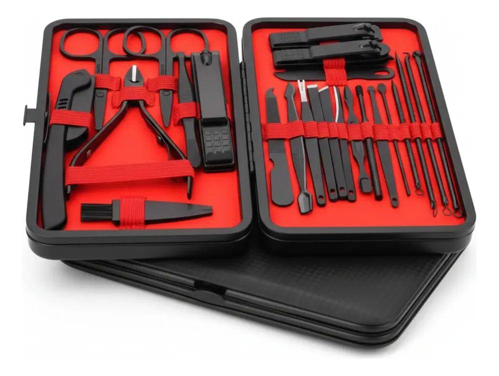 Kit Manicure Pedicure Profesional 10 Piezas Acero Inoxidable-1