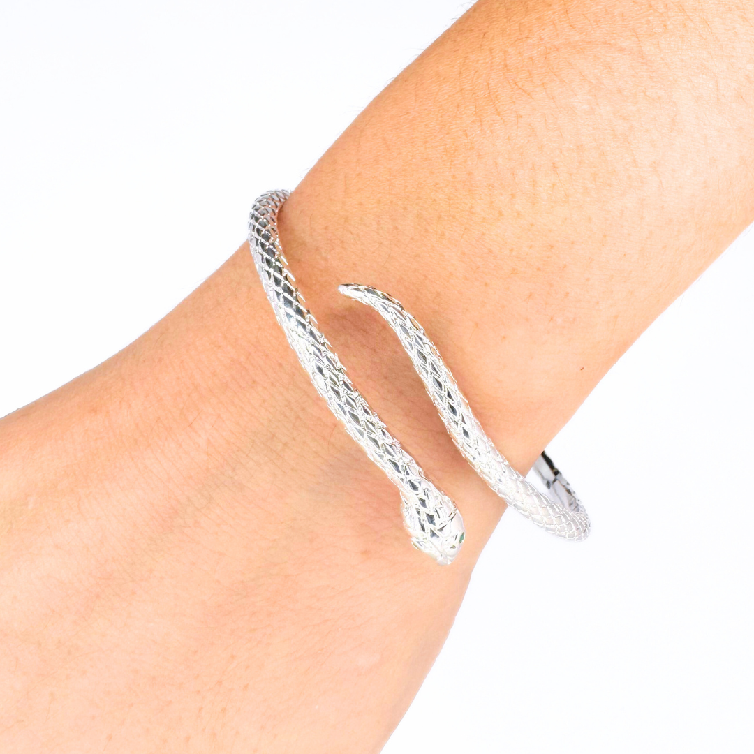 Brazalete Serpiente, Elegancia y Estilo para Fiesta-5