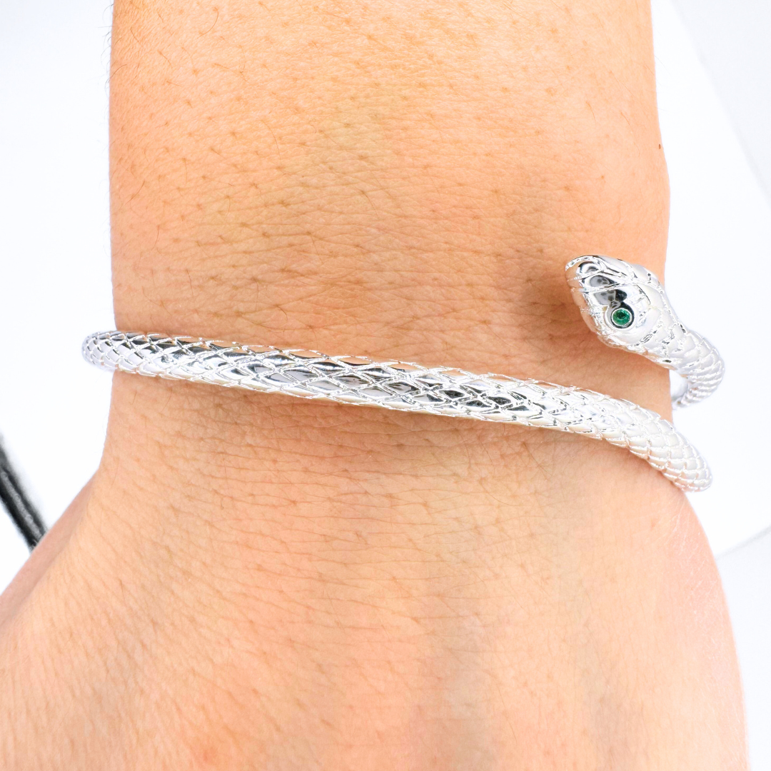 Brazalete Serpiente, Elegancia y Estilo para Fiesta-6