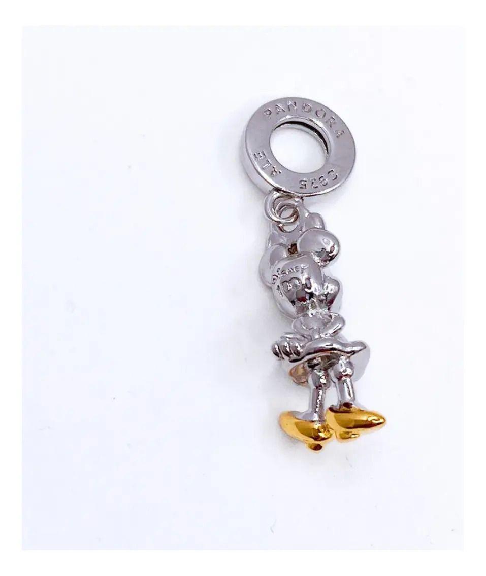 Charm Pulsera, Minnie Mouse 100 Aniversario, Plata 925, Dije-0
