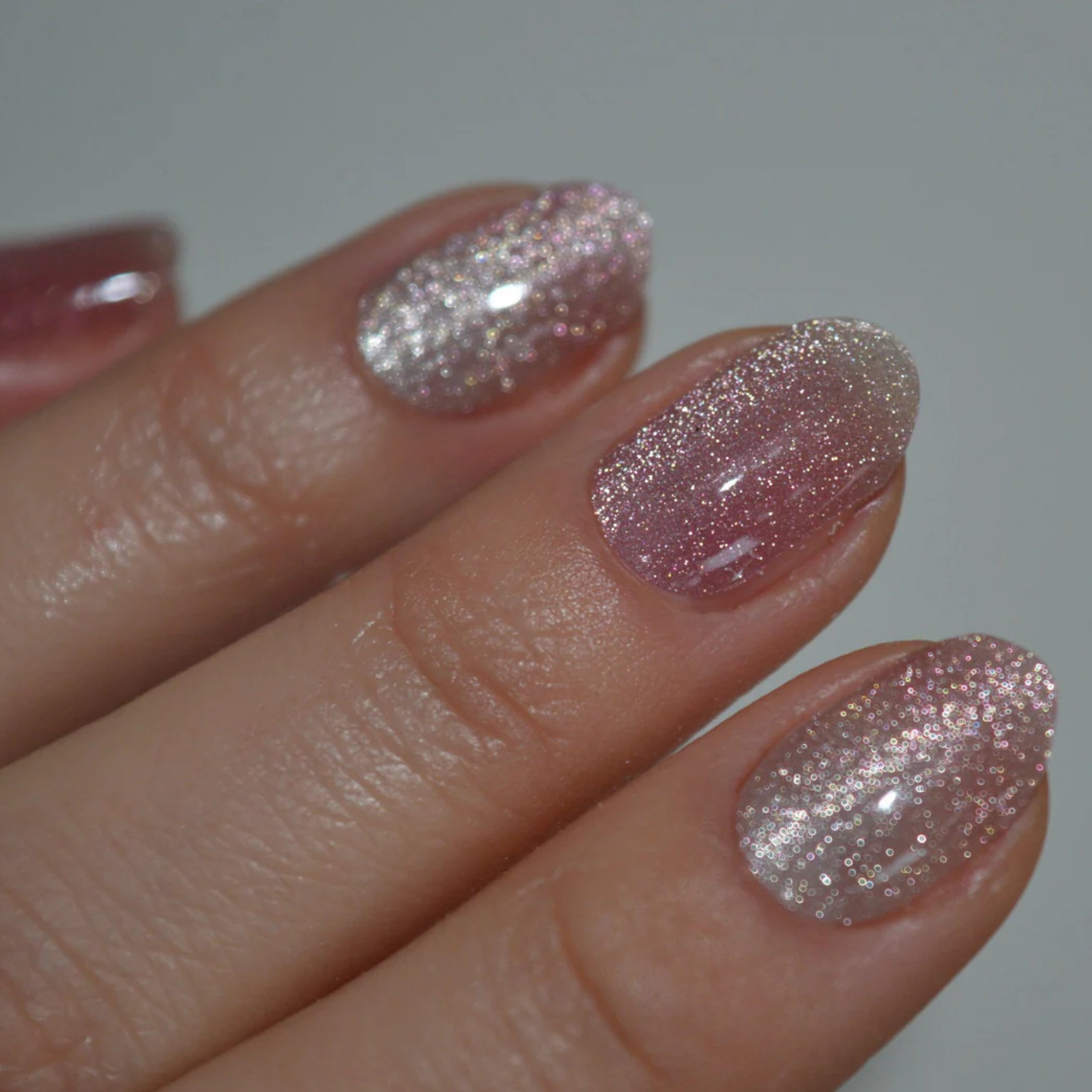 Uñas Gel Semicurado, Ojo De Gato Rosado, Sticker Lampara Uv-2
