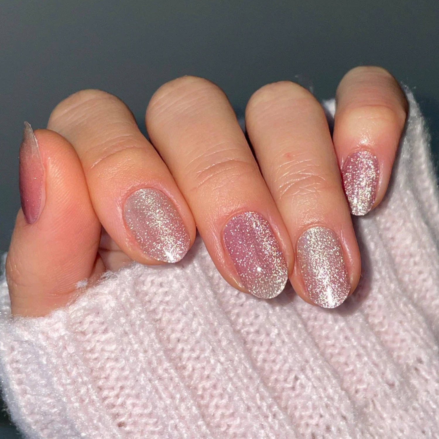 Uñas Gel Semicurado, Ojo De Gato Rosado, Sticker Lampara Uv-3