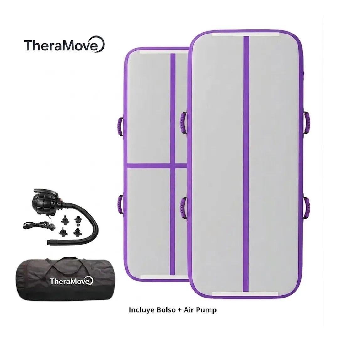 Colchoneta Air Track 5m*10*1.0cm Theramove Premiun Morado Violeta-3