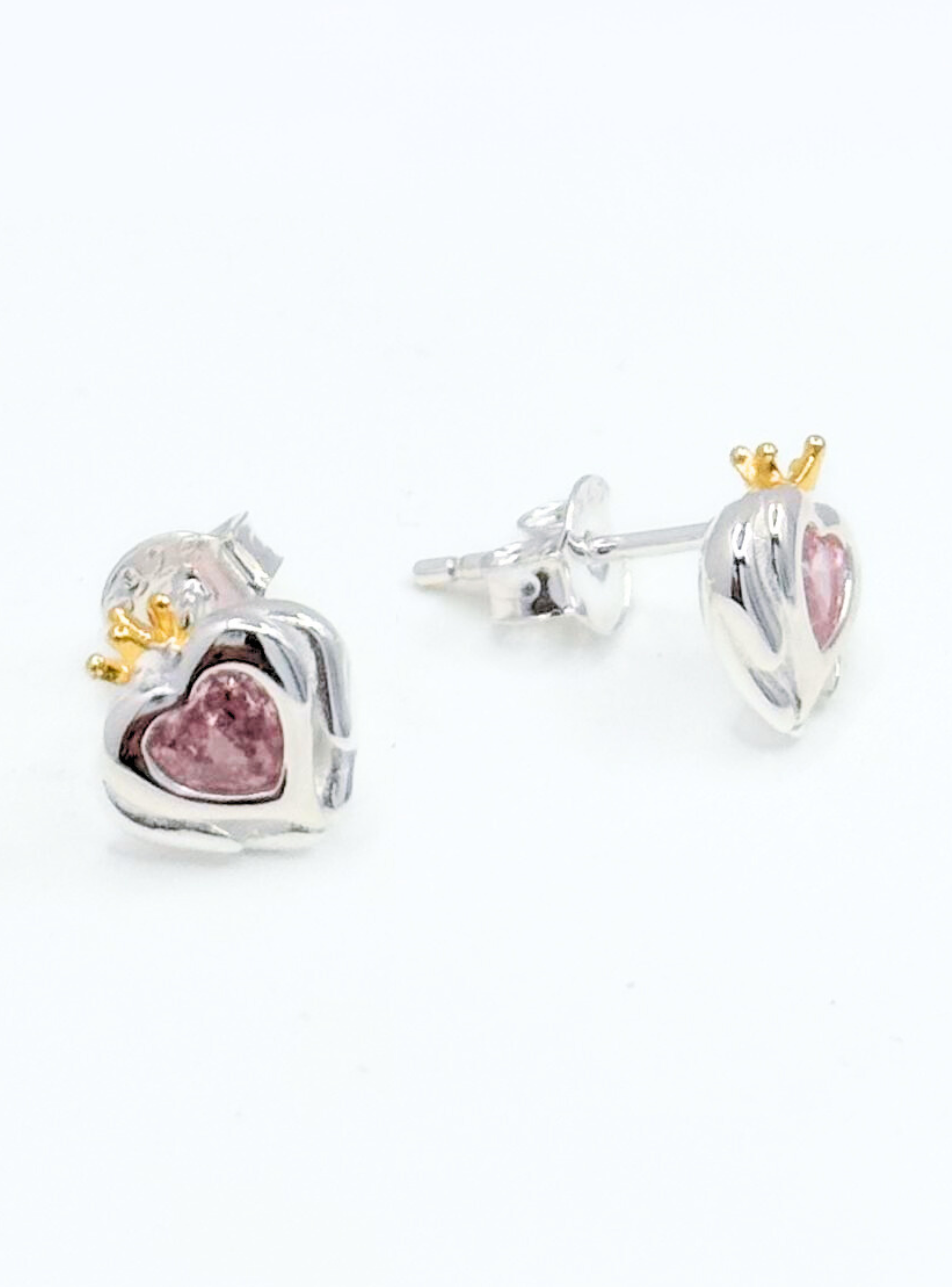 Aros Apegados Reina Corazones, Cierre Tornillo, Regalo-1