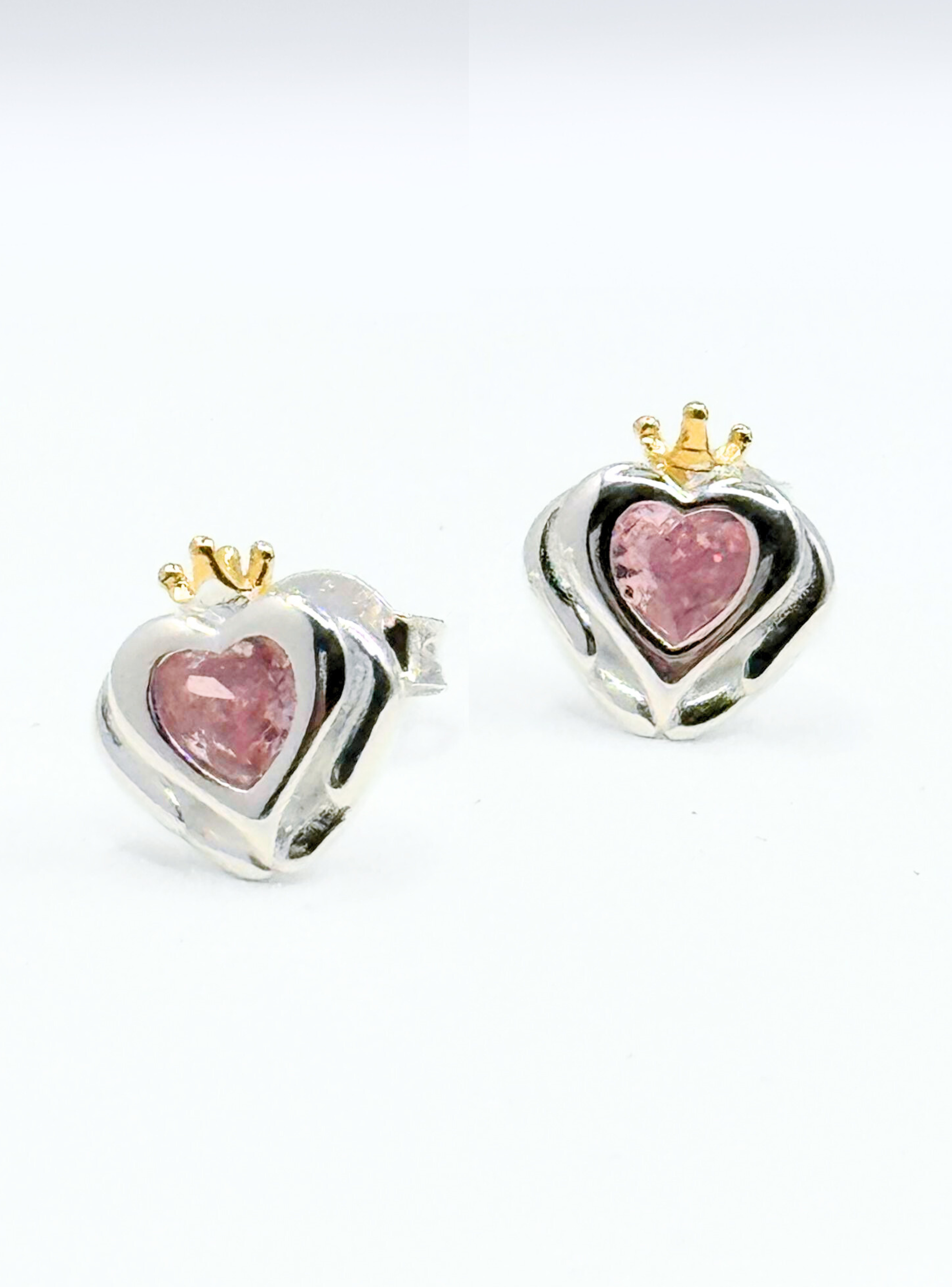 Aros Apegados Reina Corazones, Cierre Tornillo, Regalo-2