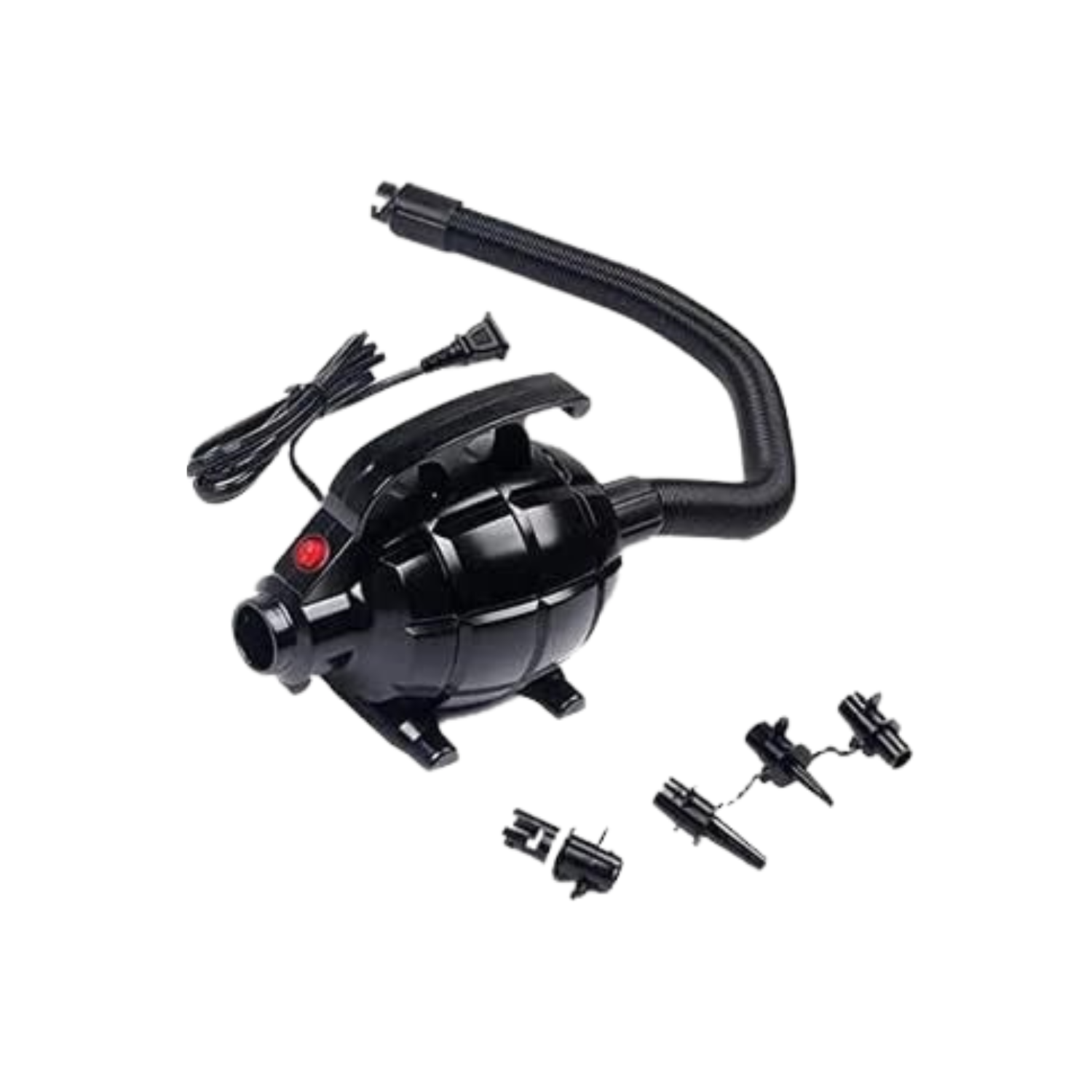 Inflador El ctrico Air Track Port til Negro 3 Boquillas-2