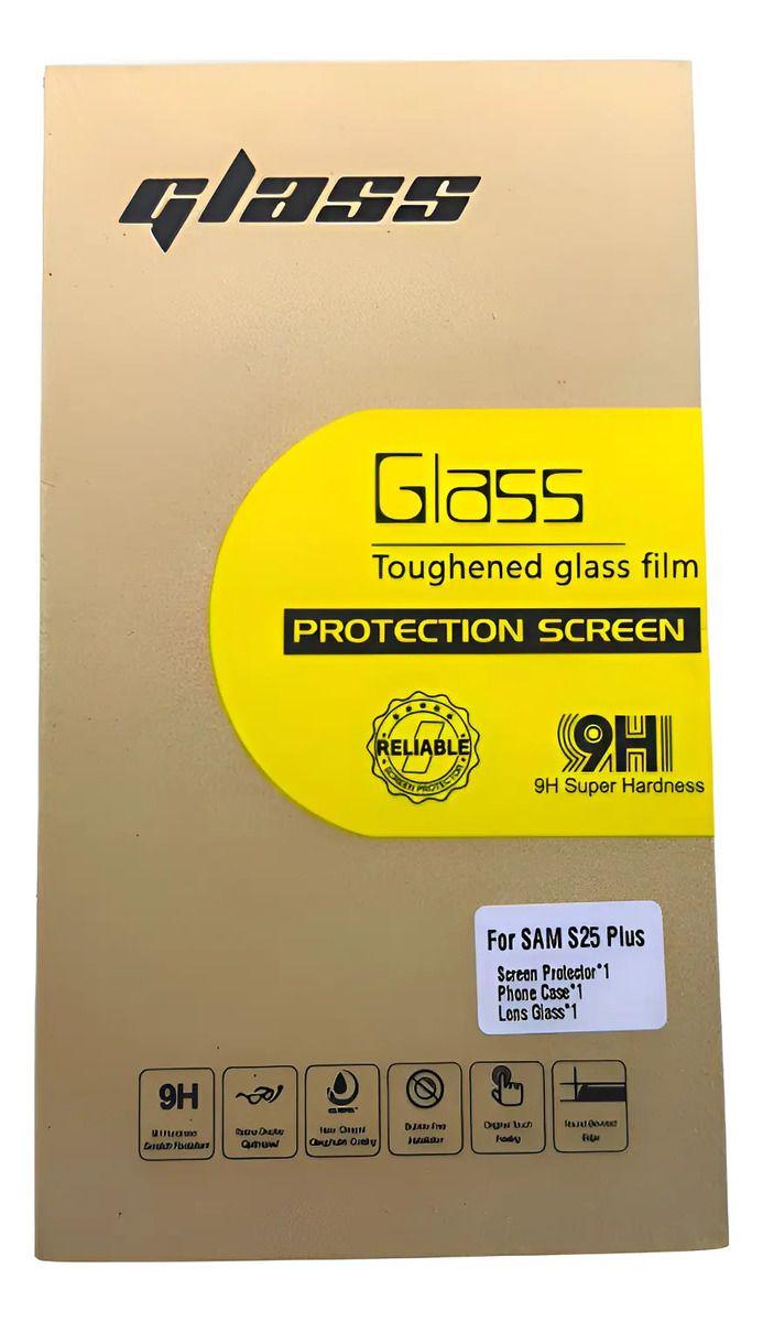 Protector De Vidrio Templado Para Cámara Samsung S25 Plus Transparente-0