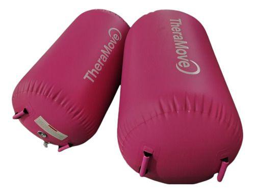 Air Track Roller 1*60cm + Kit Reparación Gimnasia Rosado Rosa-2