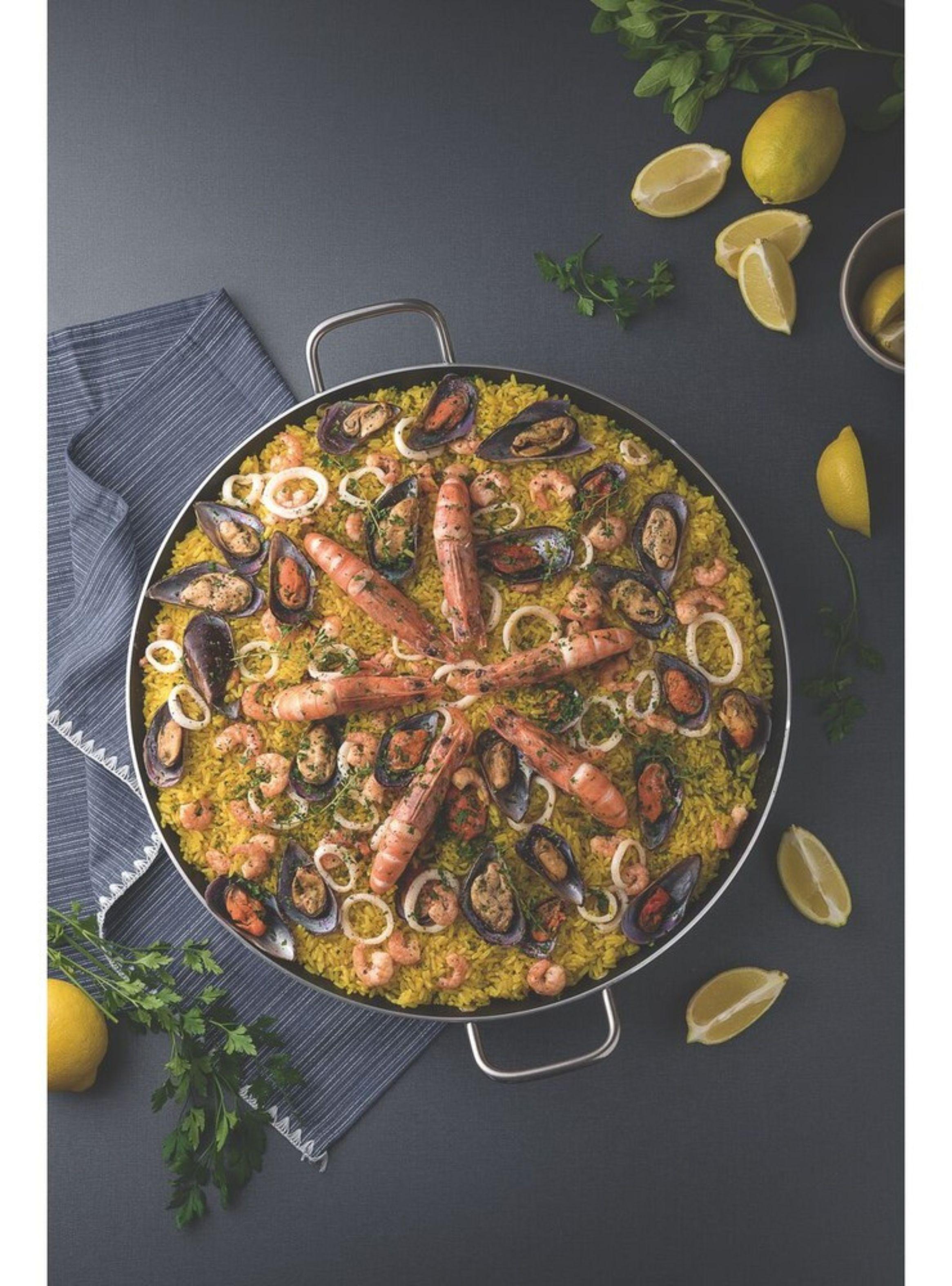 Paellera Tramontina Profesional en Aluminio con Revestimiento Interno con Antiadherente Starflon Pre-2