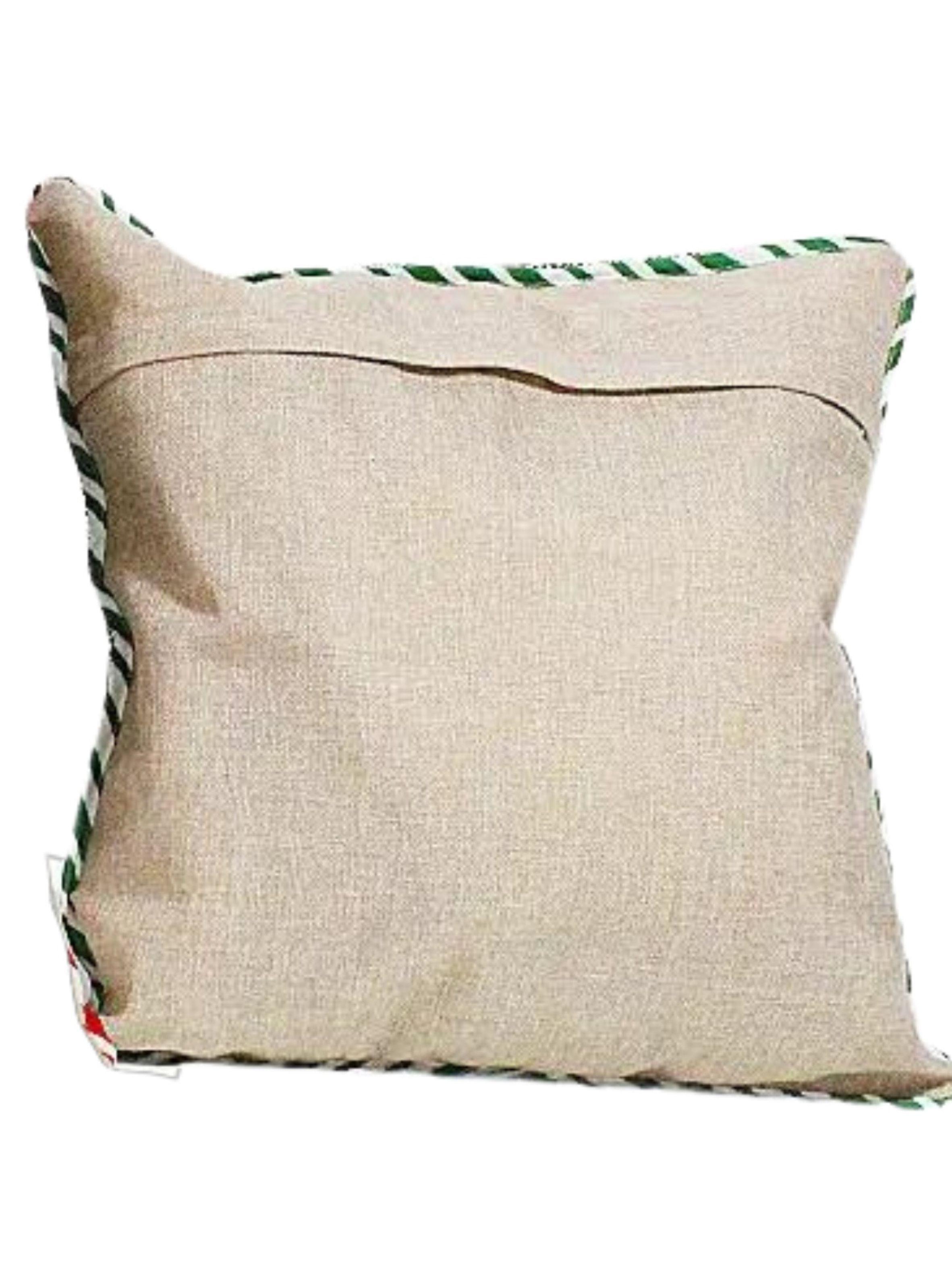 Pack de 2 Fundas Cojín Navideño Viejo Pascuero-3