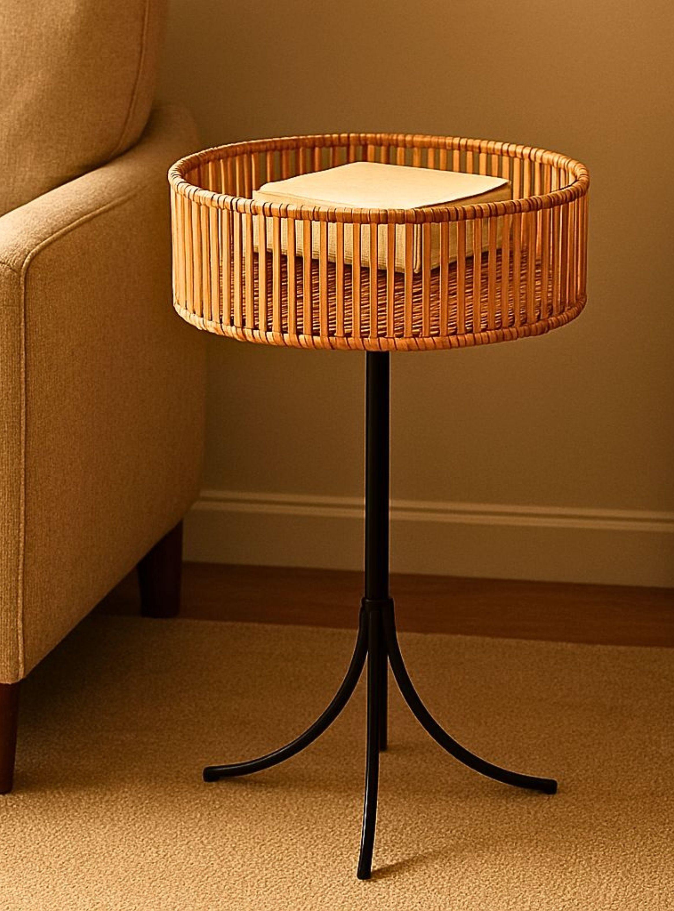 Pedestal decorativo multiprop sito Mateo Alto BOHEMIK 60 cm-2