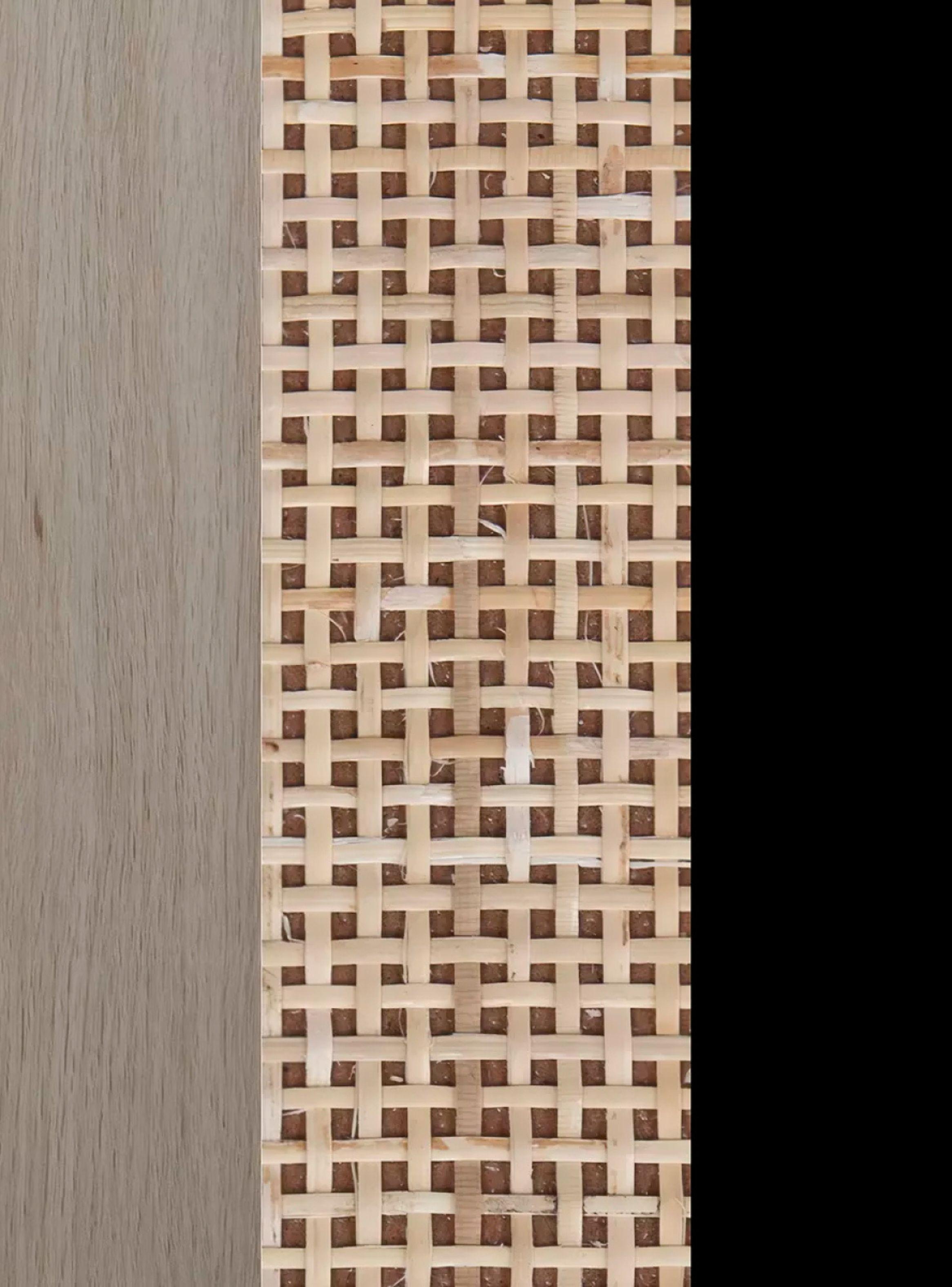 Rack de TV o Buffet Rattan Rustico Dos Puertas-7