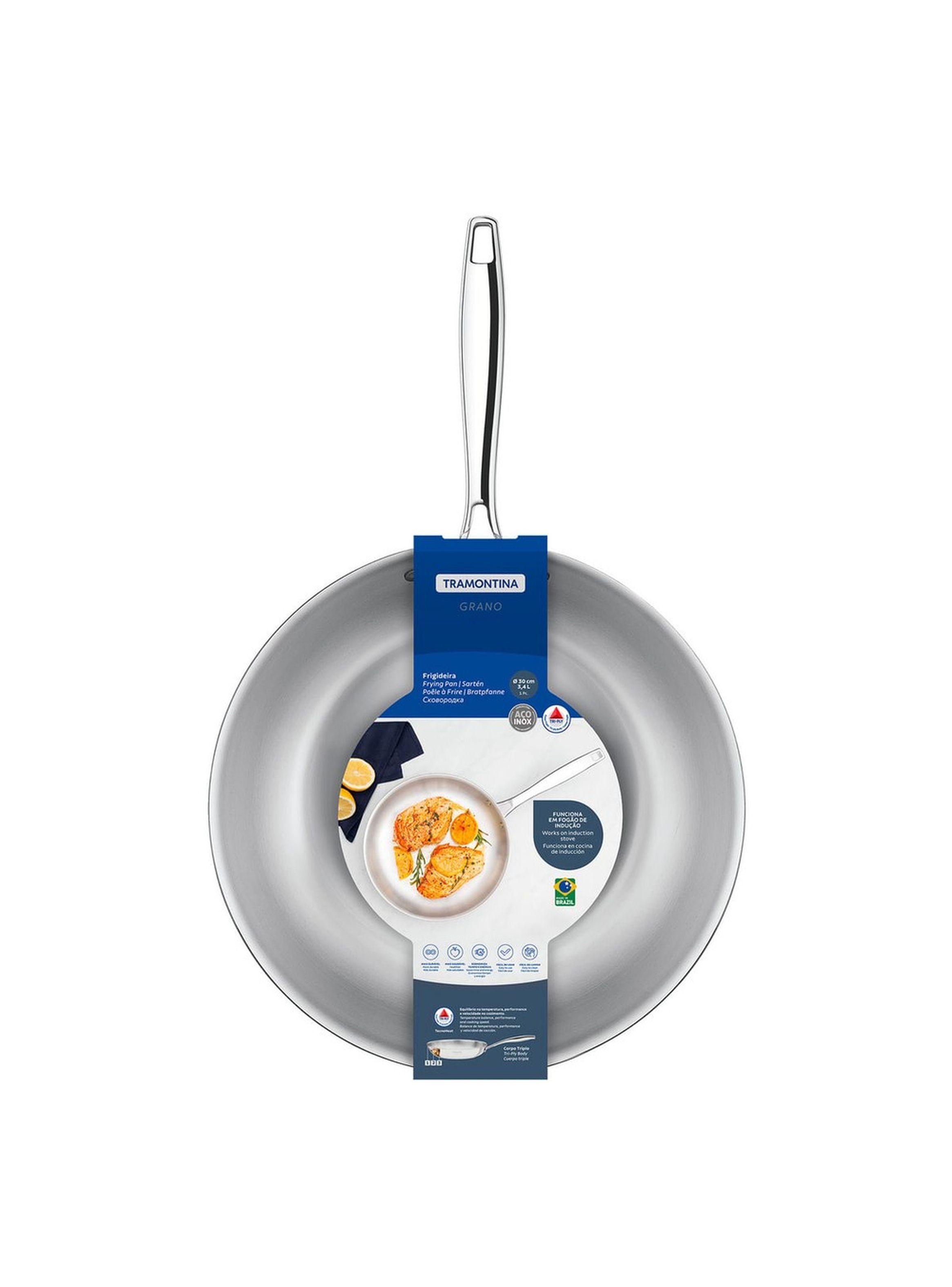 Sarten de Acero Cuerpo Triple 30 cm 3 4 L Tramontina Grano-5