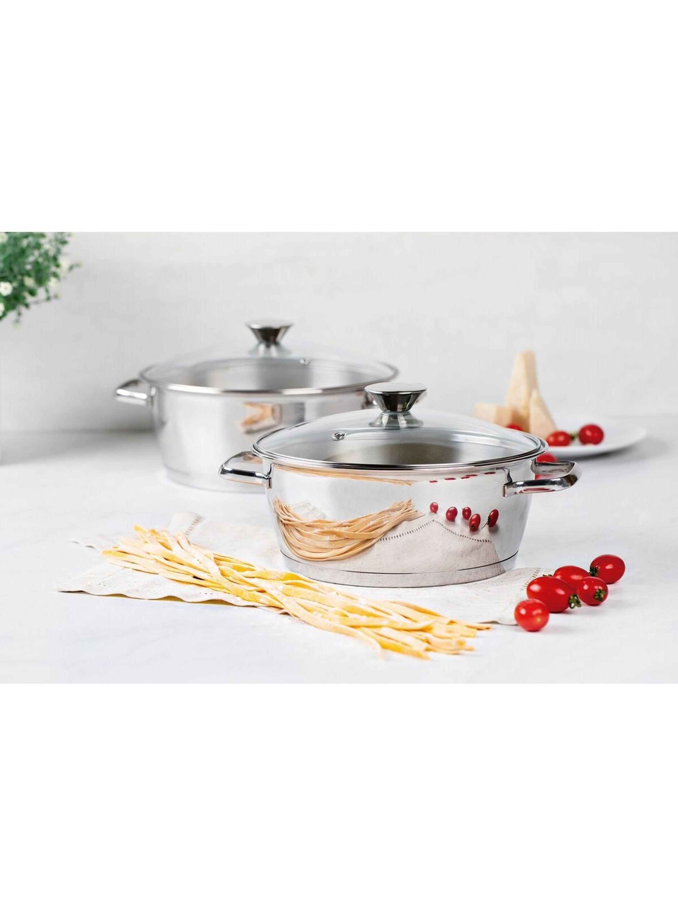 Cacerola de Acero Triple Fondo 22 cm 3 3L Tramontina Allegra-2