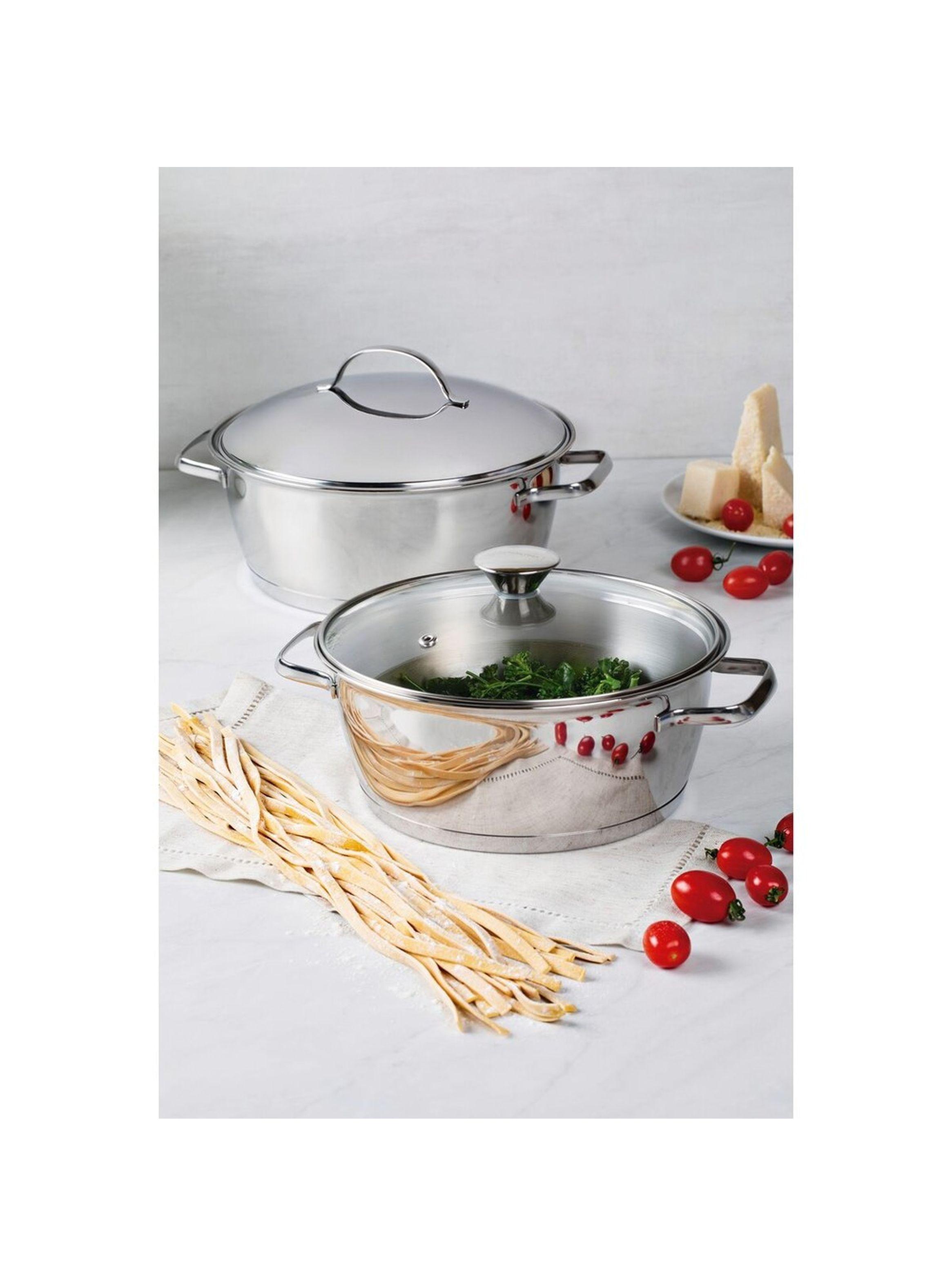 Cacerola de Acero Triple Fondo 22 cm 3 3L Tramontina Allegra-4